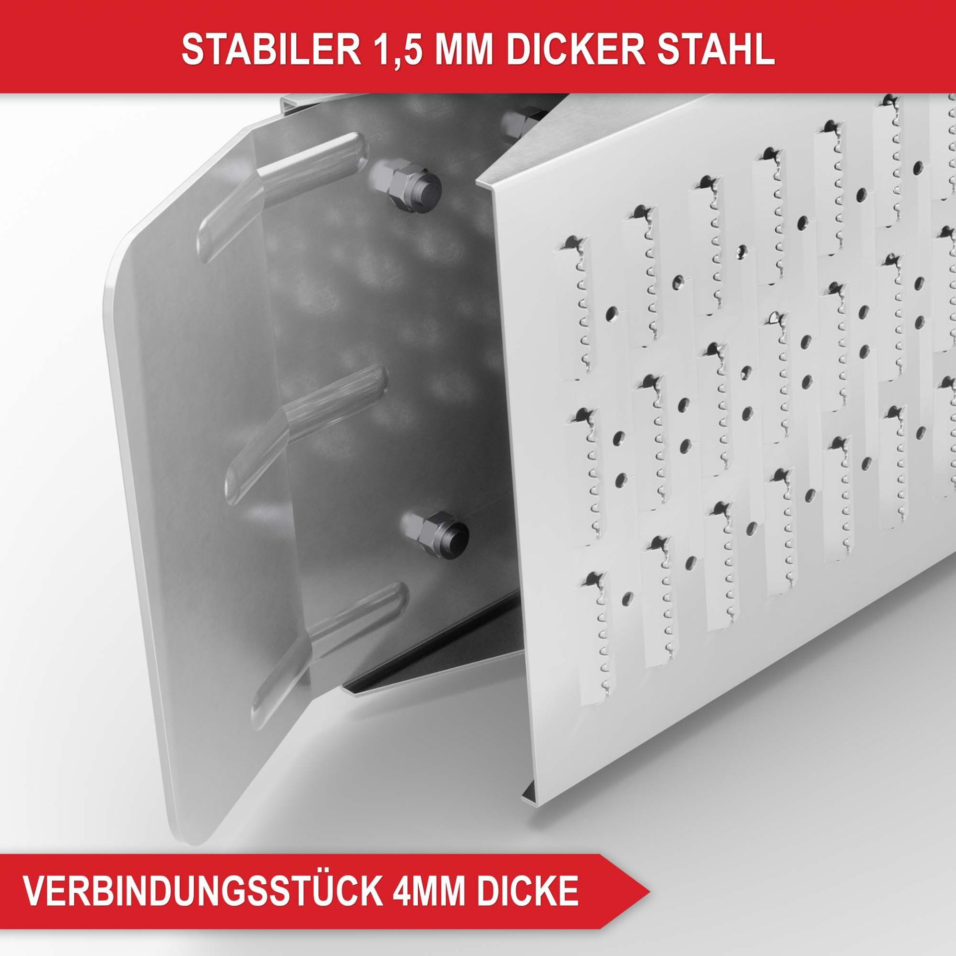 Auffahrrampen klappbar - stabiler, dicker Stahl