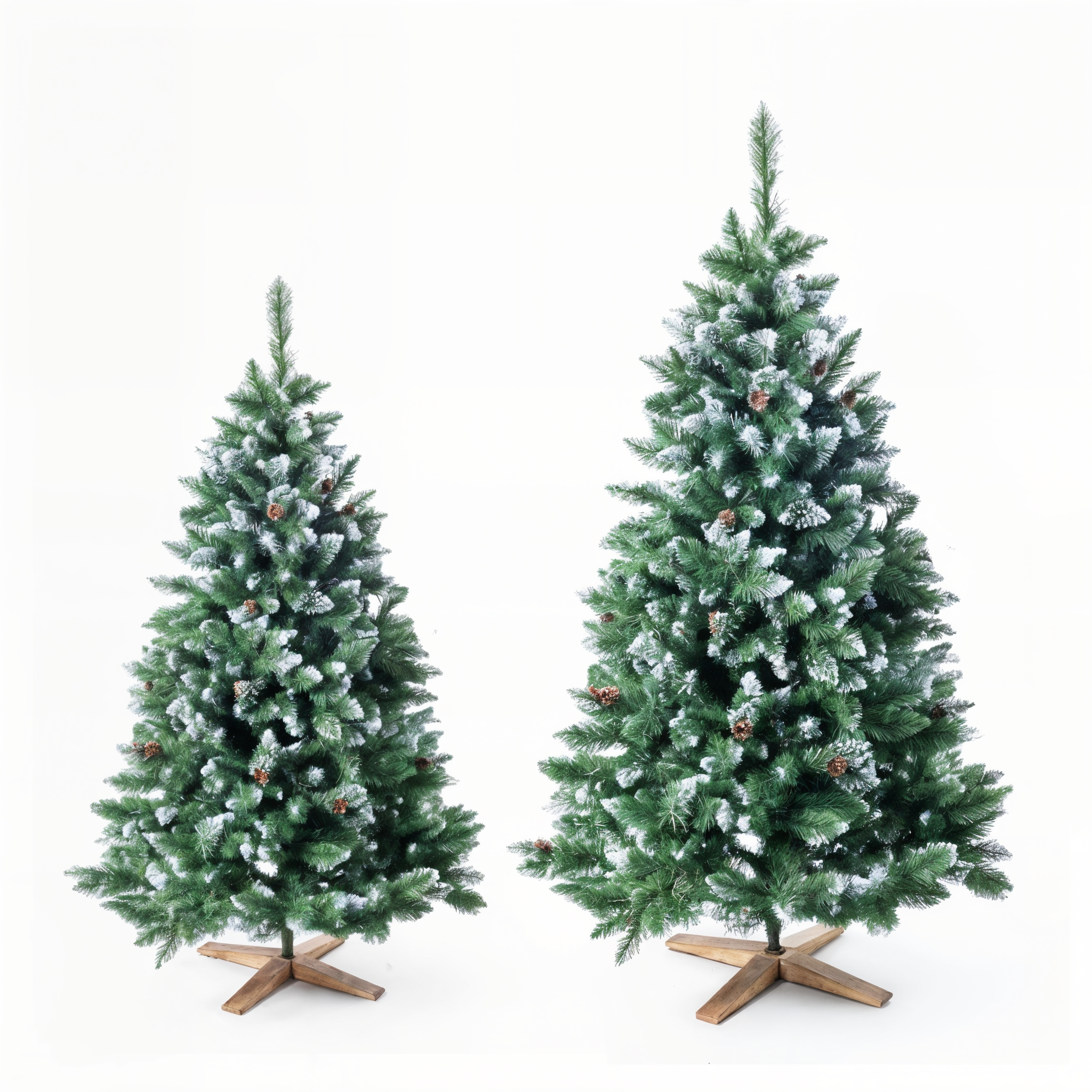 Weihnachtsbäume mit Schnee Dekoration in 2 Größen 180 cm 220cm