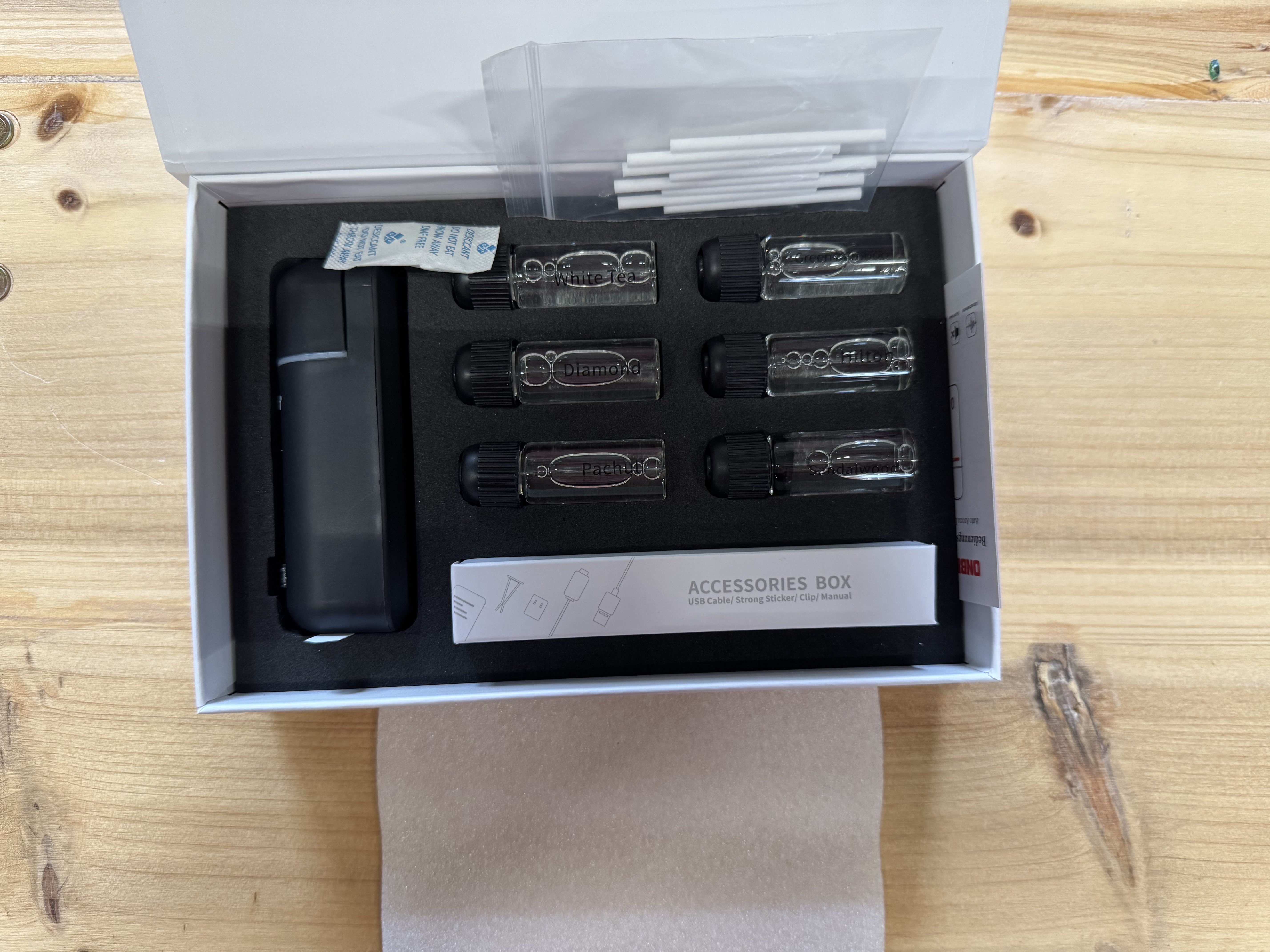 Aroma Diffusor aufgeklappt