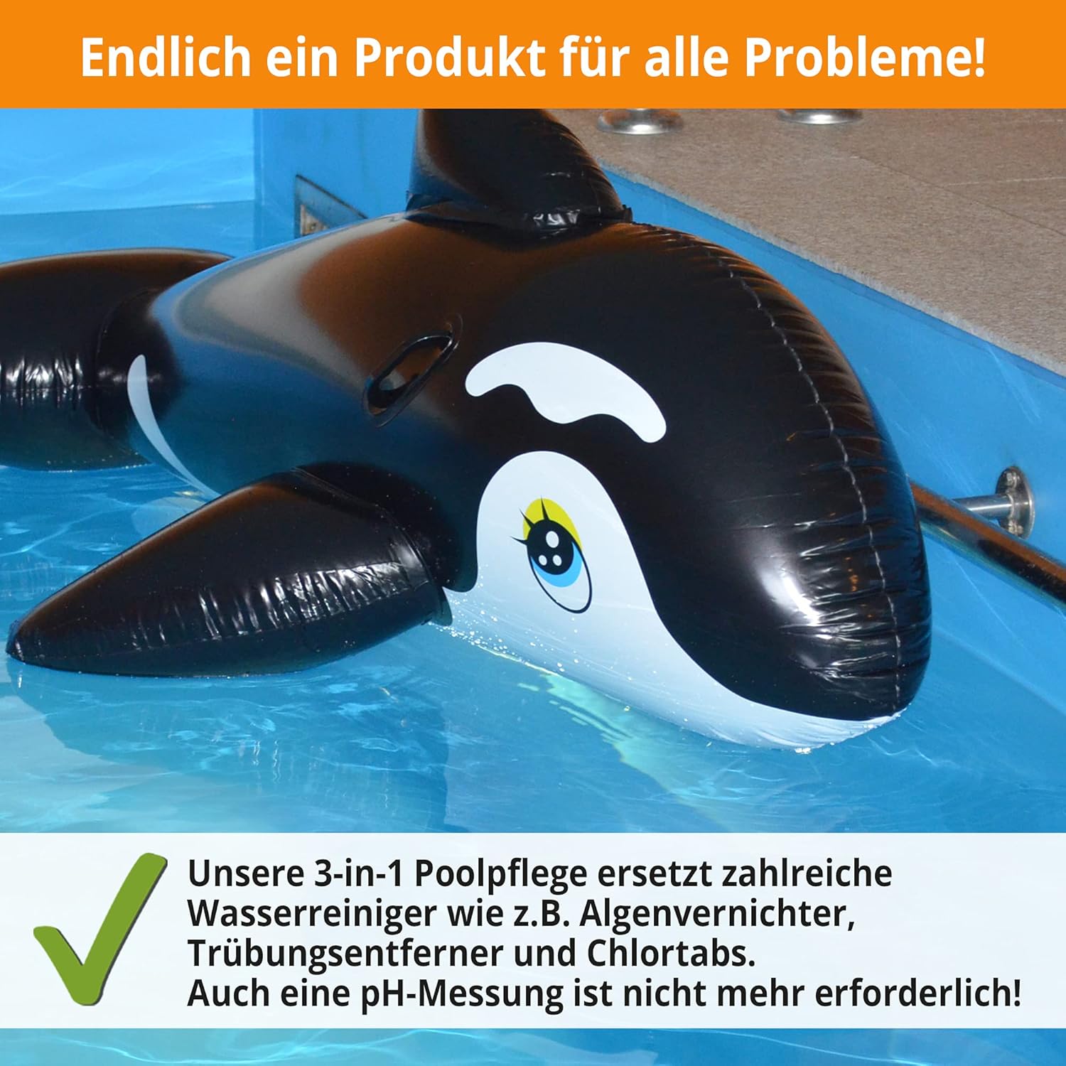 zooprinz Poolmittel 3-in-1 im 2 Liter Kanister für dauerhaft sauberes Wasser zooprinz Poolmittel 3-in-1 im 2 Liter Kanister für dauerhaft sauberes Wasser