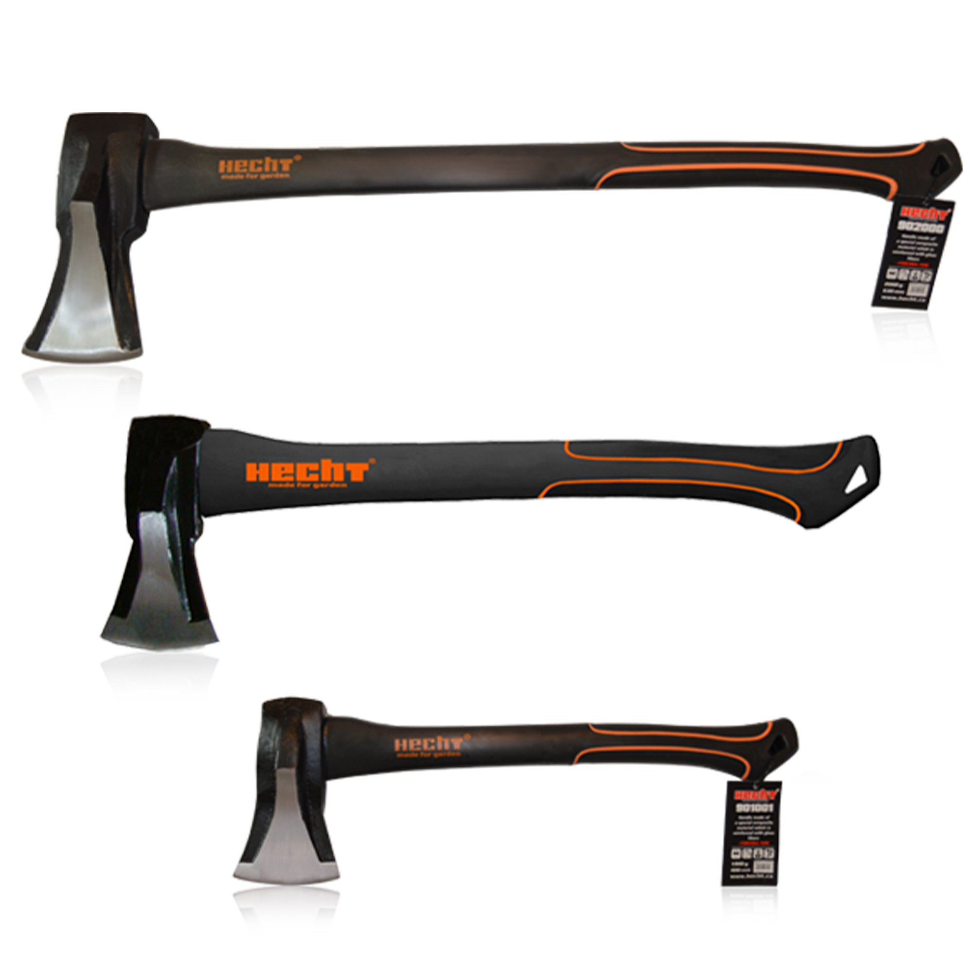 HECHT 3er Axt Set »Nr. 6« Axt für alle Bereiche geeignet