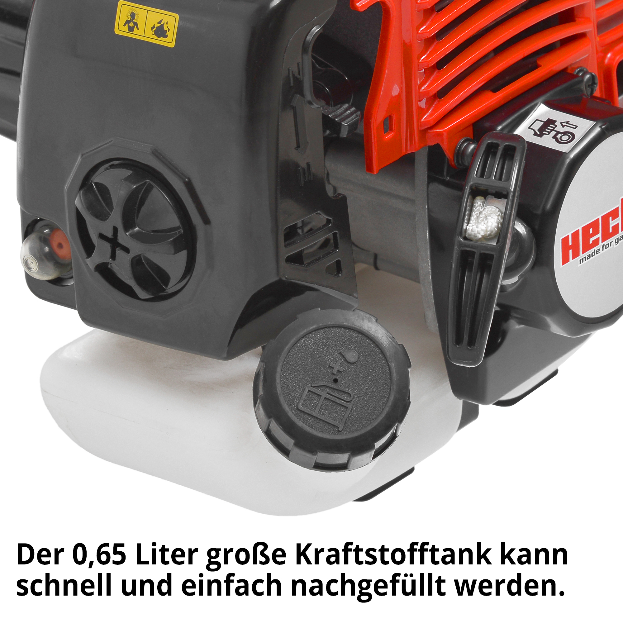 HECHT Benzin Hochentaster 9260 mit großem Kraftstofftank