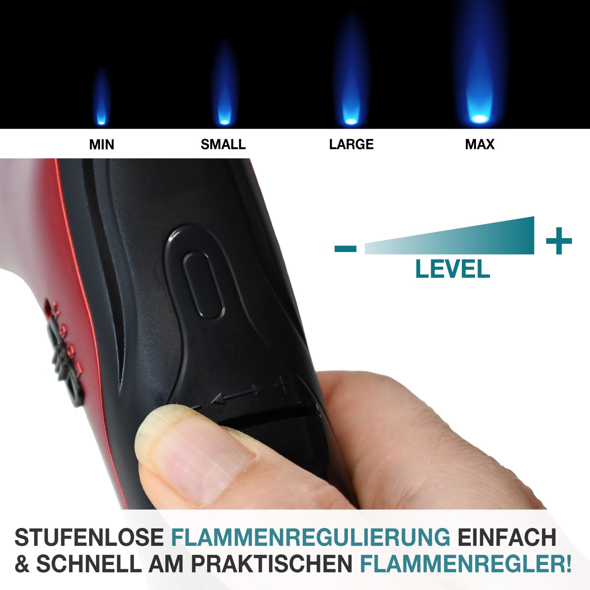 TOM Jetbrenner GB-500; stufenlos regulierbare Flamme