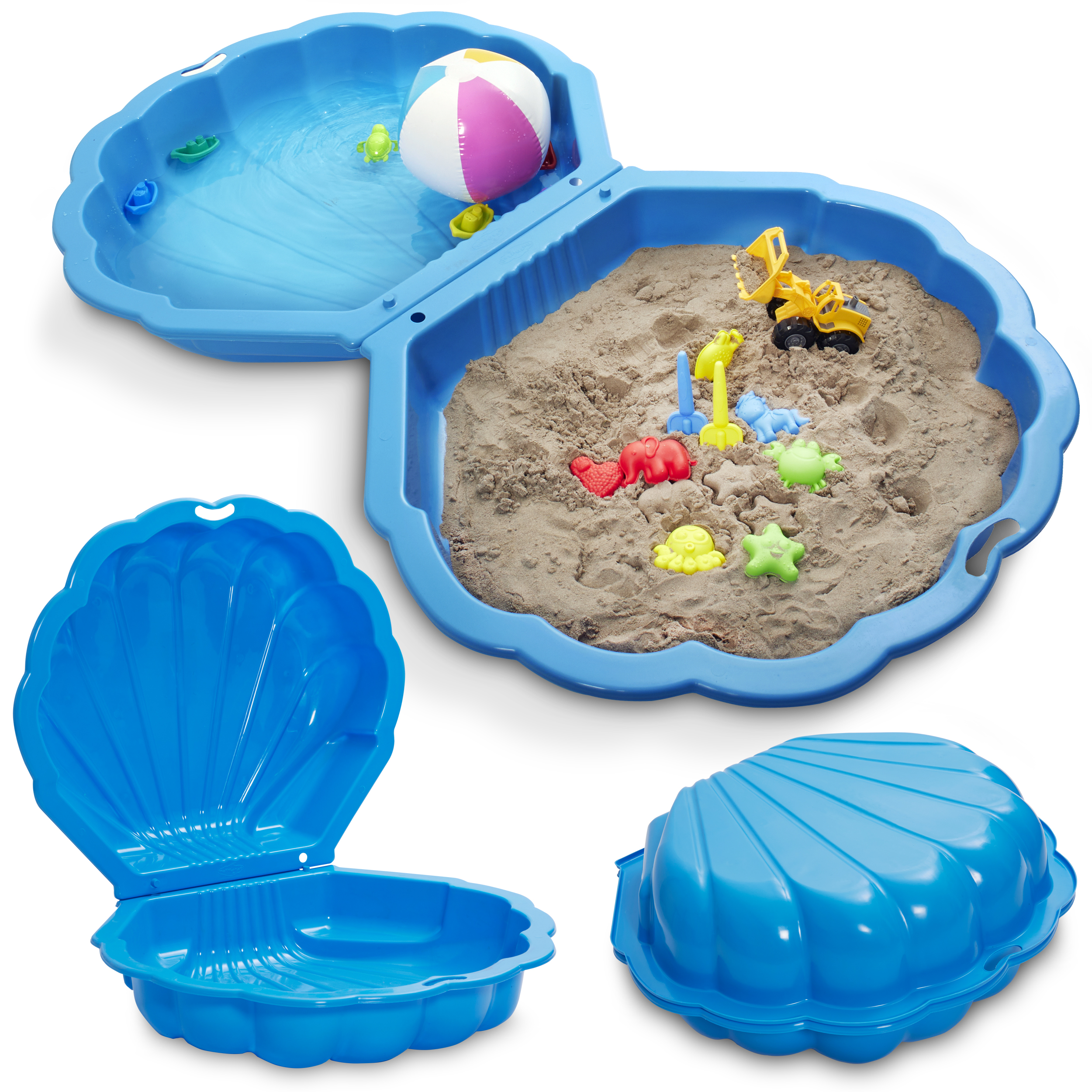 ONBEST, Sandkasten Muschel blau, Artikelnummer 44162