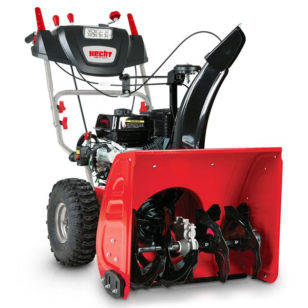 Hecht Benzin-Schneefräse 9661 SE mit 61 cm Arbeitsbreite und Elektrostart 