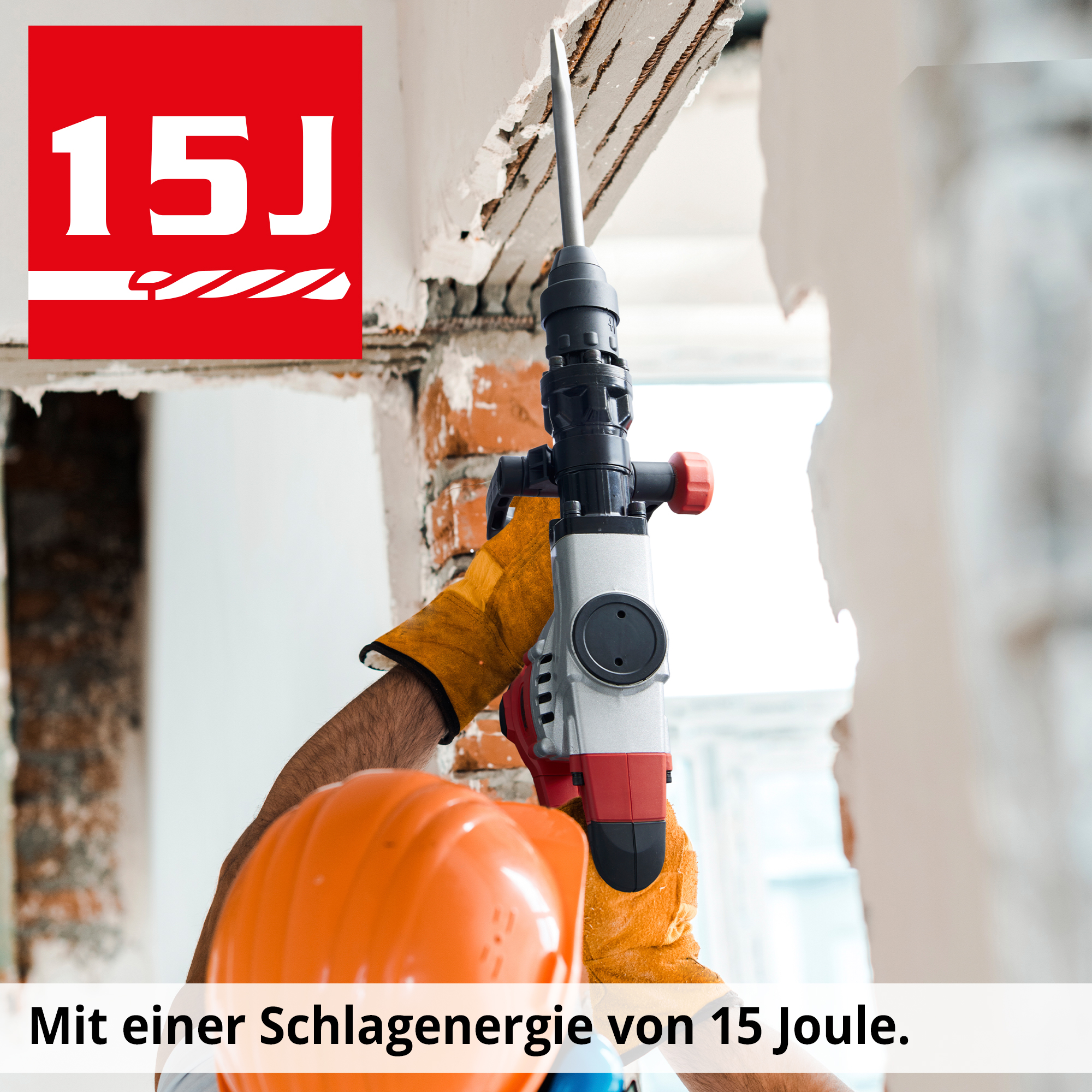 HECHT 1090 Bohrhammer mit einer Schlagenergie von 15 Joule