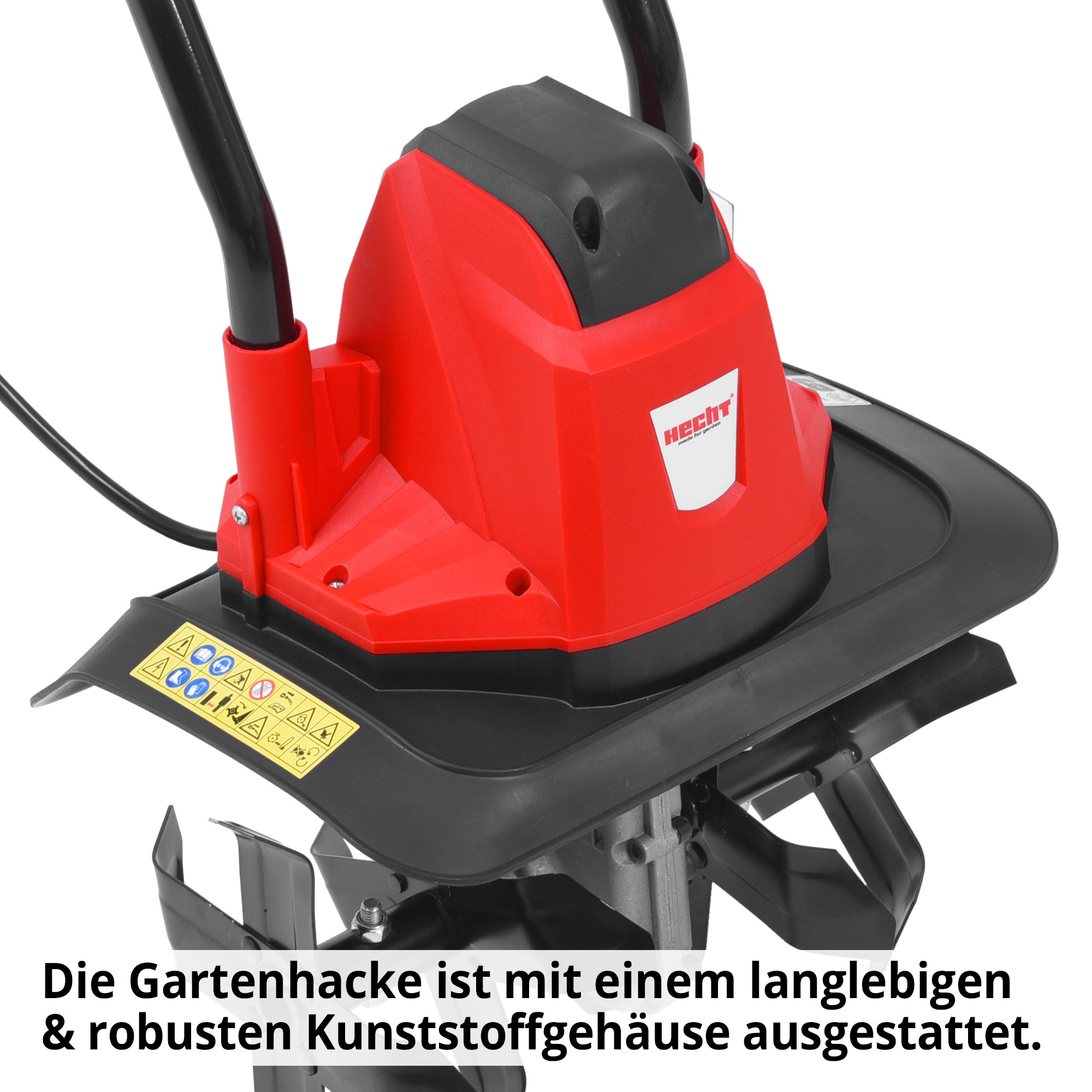 Gartenhacke; langlebiges und robustes Kunststoffgehäuse
