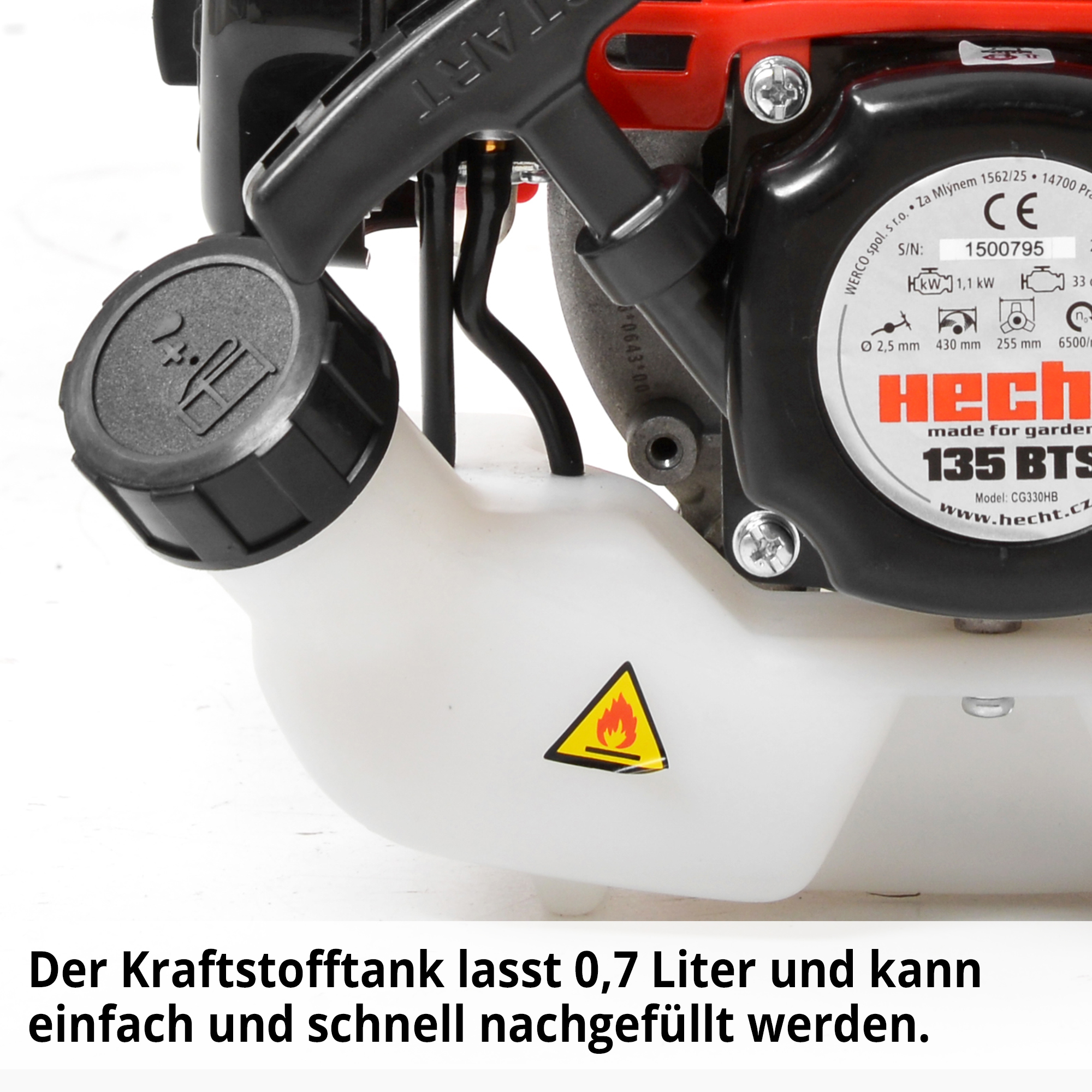 Freischneider mit 700 ml Kraftstoff Tank 