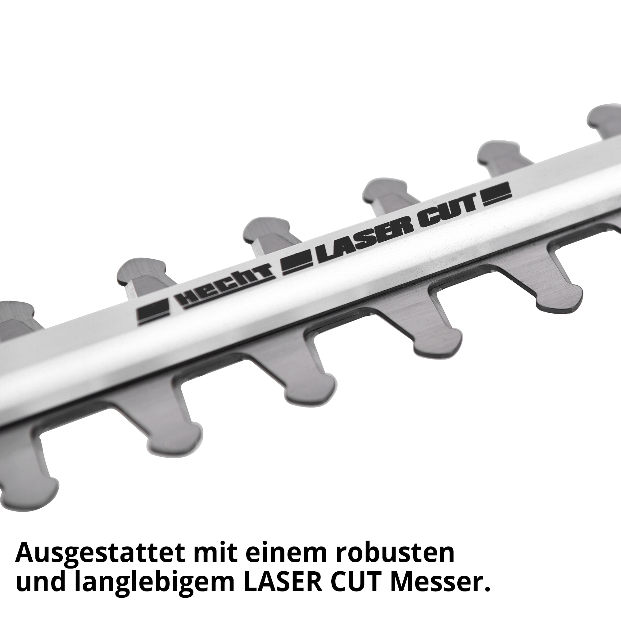 Elektro-Heckenschere mit robusten Laser CUT Messer  Elektro-Heckenschere mit robusten Laser CUT Messer