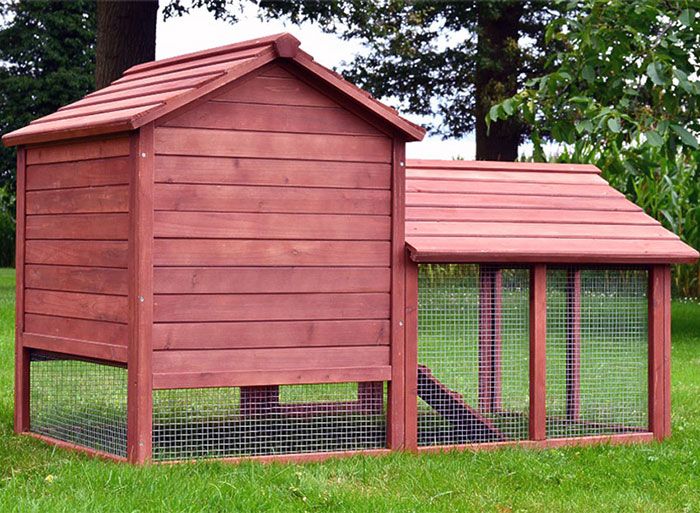 zooprinz Hasenstall Hasenburg mit großem Freilaufgehege