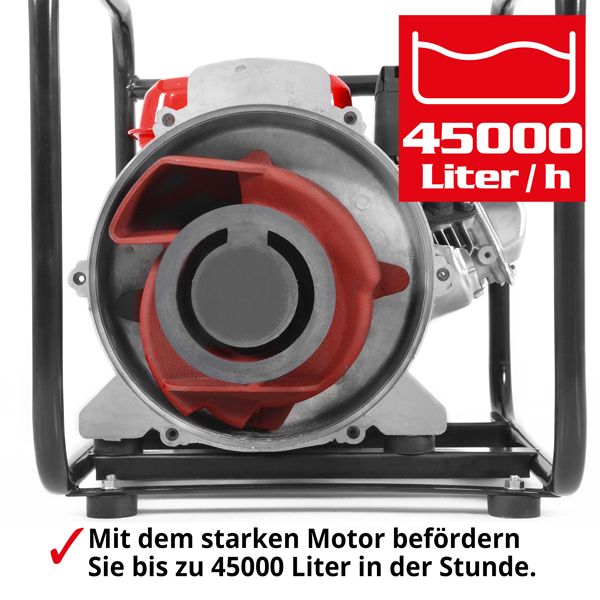 HECHT Benzin-Schmutzwasserpumpe »3680« Benzin-Schmutzwasserpumpe mit starkem Motor