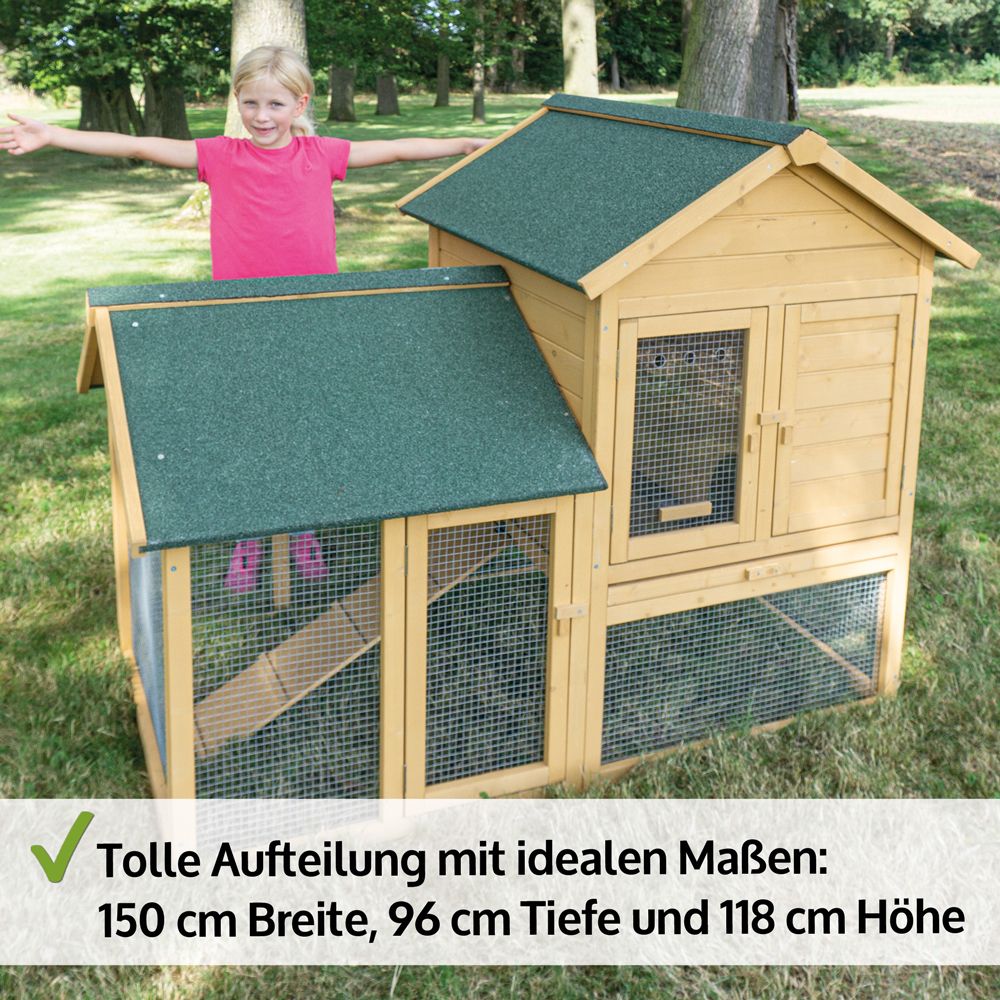 zooprinz Hasenstall Hasenfarm Ideale Maße 