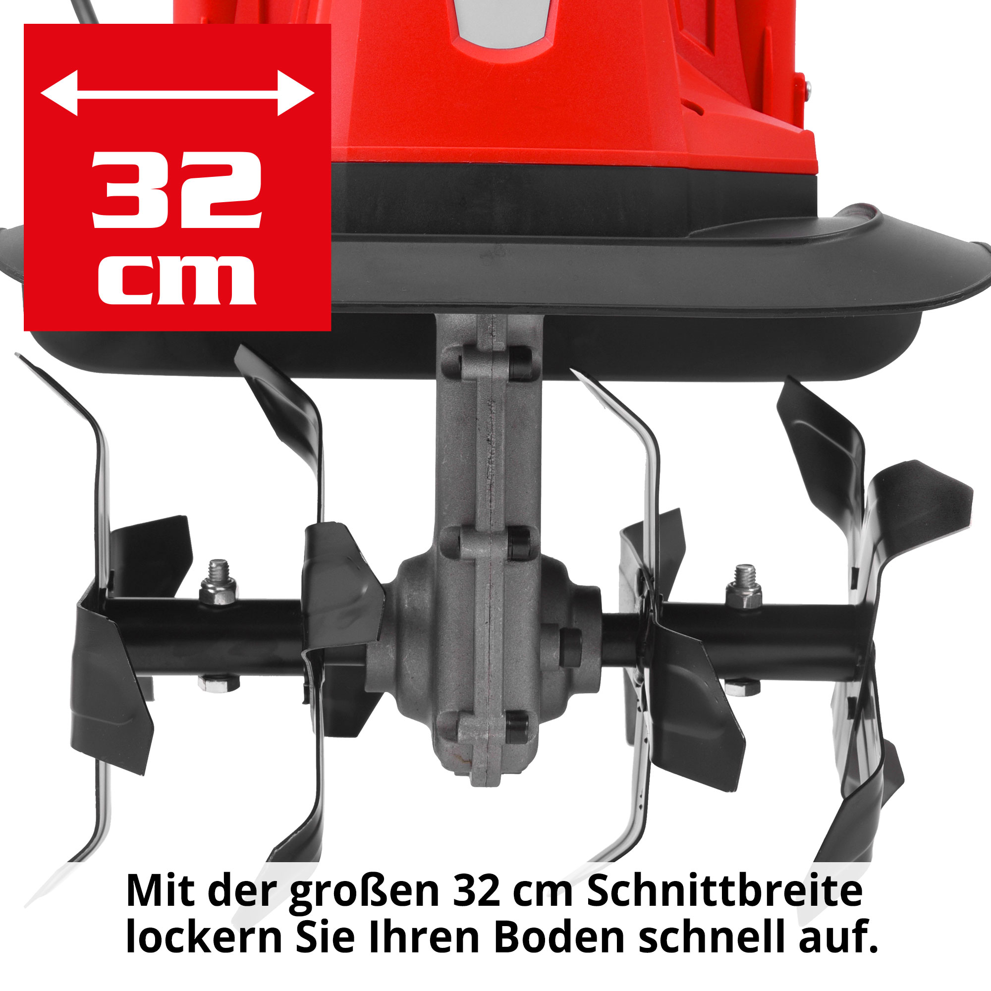 Gartenhacke; 32 Zentimeter Schnittbreite
