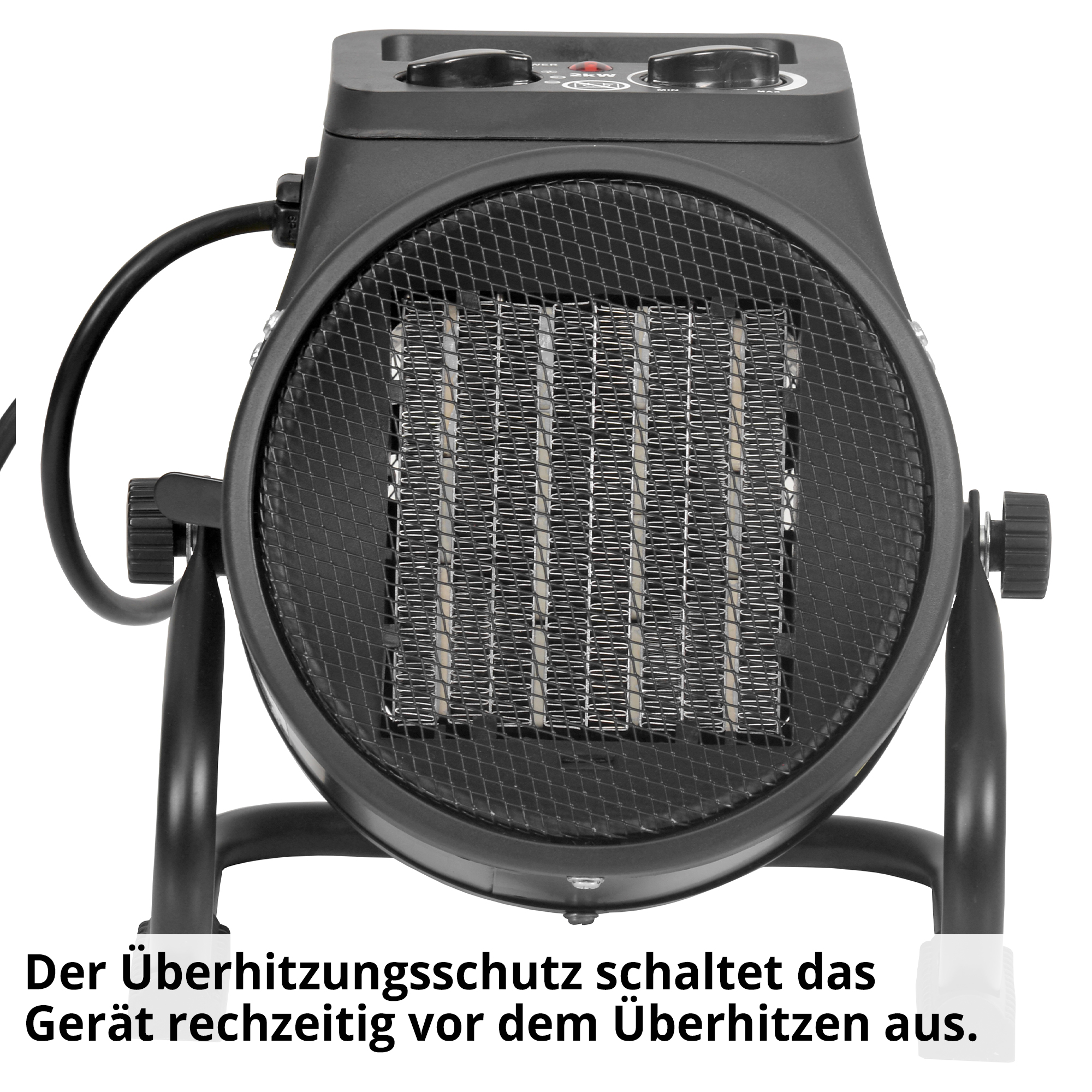 Keramik-Heizlüfter; Mit Überhitzungsschutz 