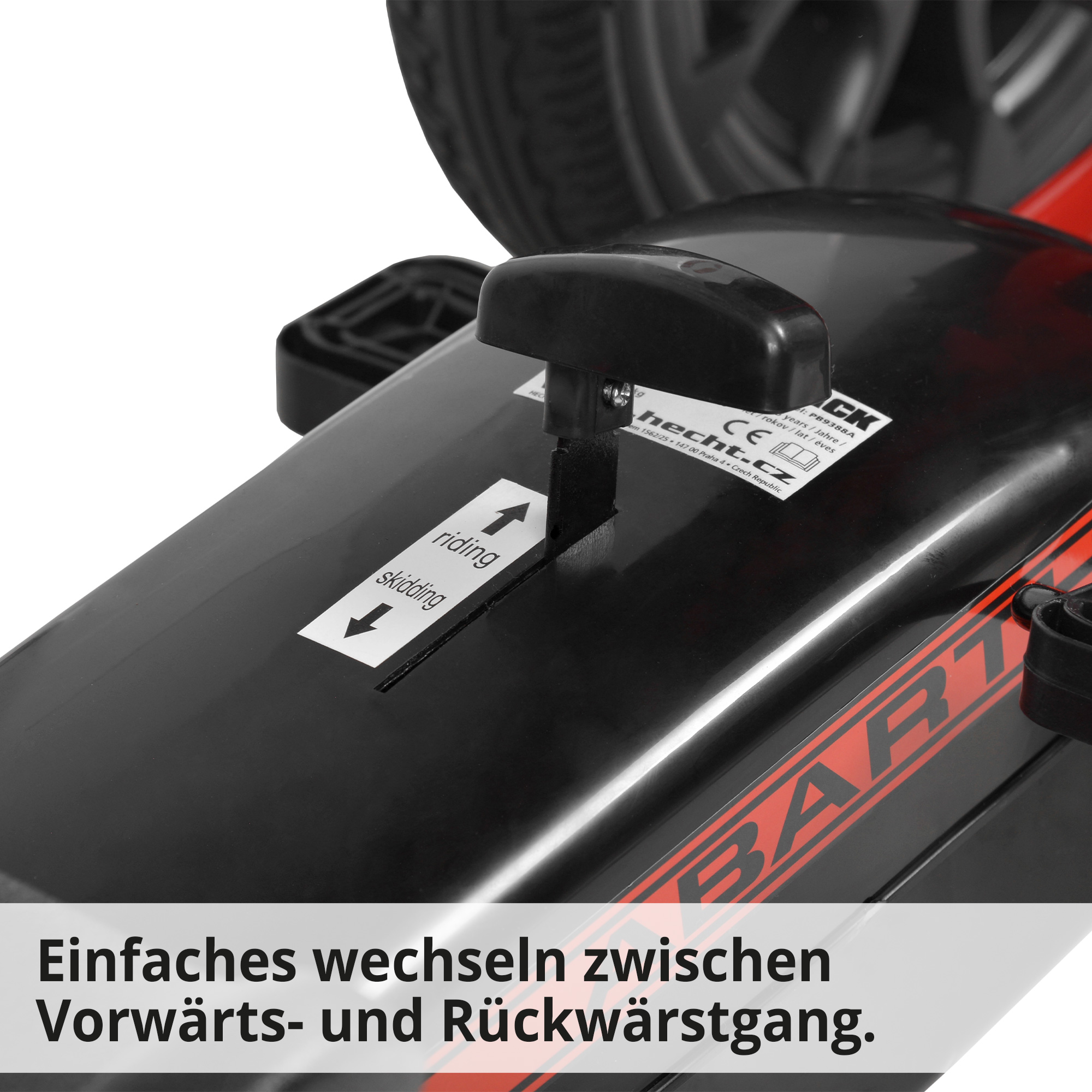 ABARTH Tretkart Black Tretkart mit verschiedenen Gängen