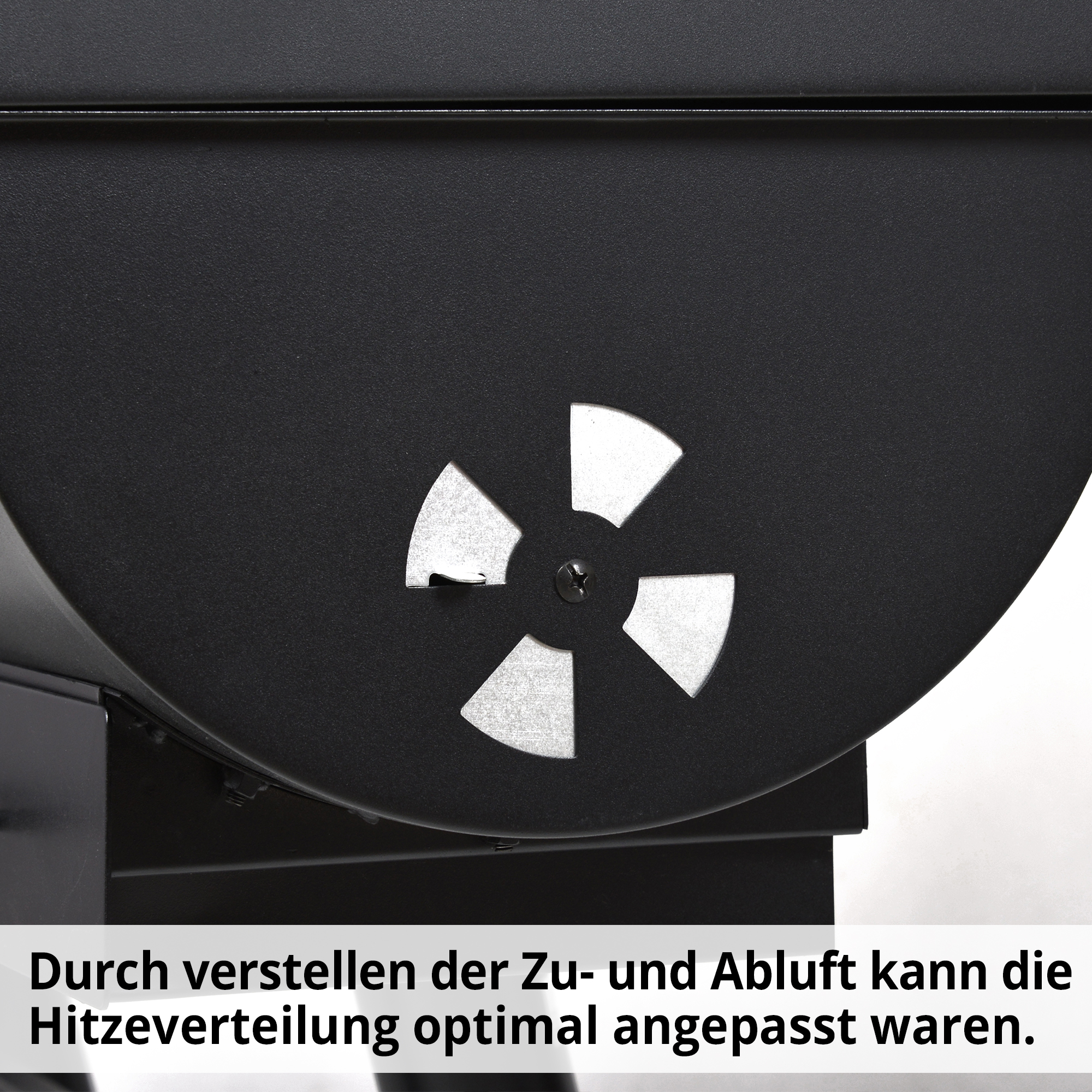 HECHT XXL Smoker Grill »Sentinel Max« Grill mit Lüftung zur optimalen Hitzeverteilung 