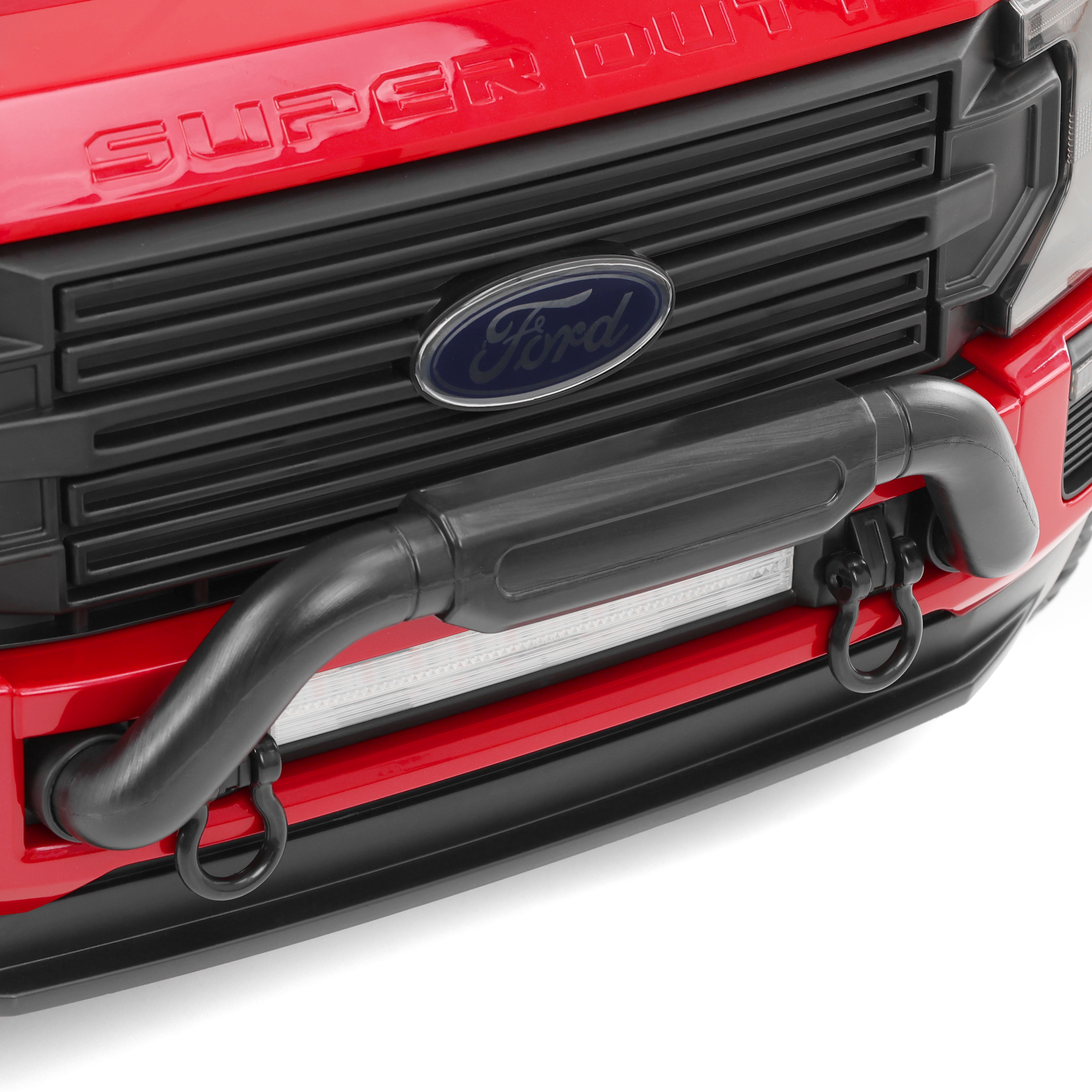 Ford F450 Kinderfahrzeug HECHT RED mit LED-Beleuchtung und Soundfunktion