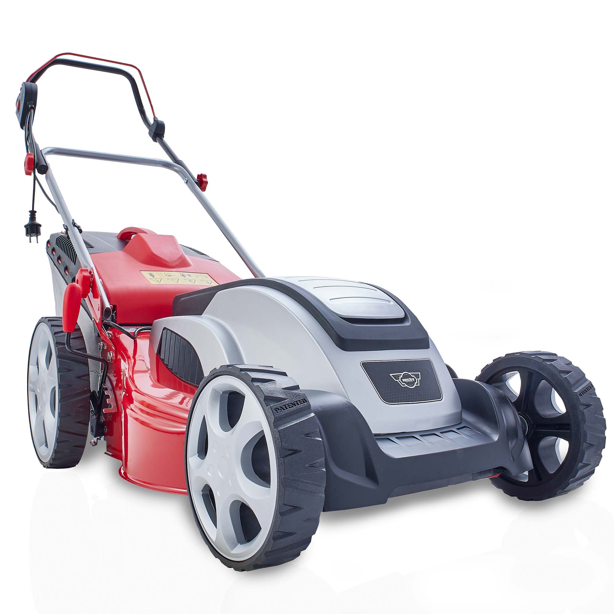 Hecht Elektro-Rasenmäher 1845 mit 46 cm Schnittbreite und 60 Liter Grasfangkorb 