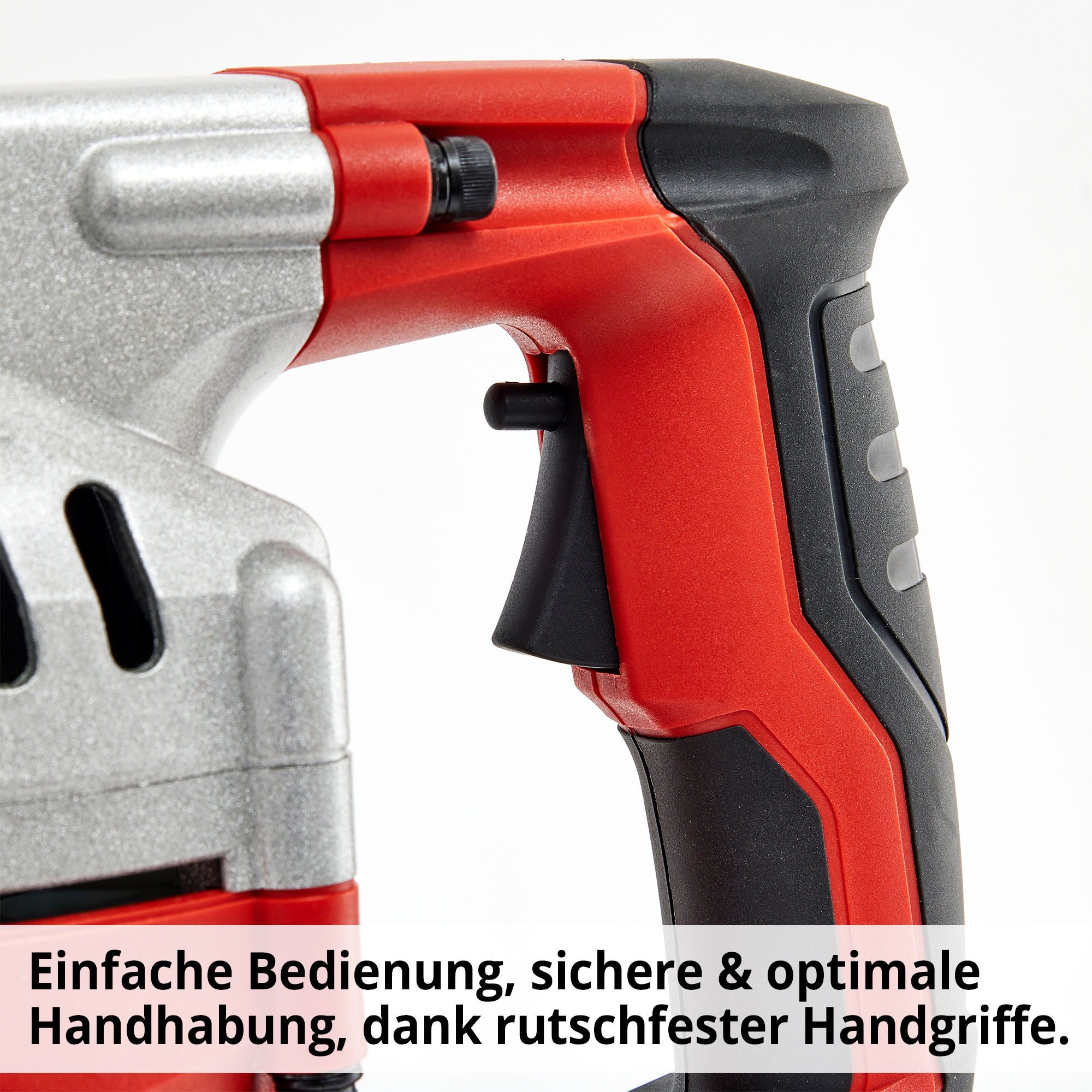 HECHT 1090 Bohrhammer; Einfache Bedienung, sichere & optimale Handhabung, dank rutschfester Handgriffe