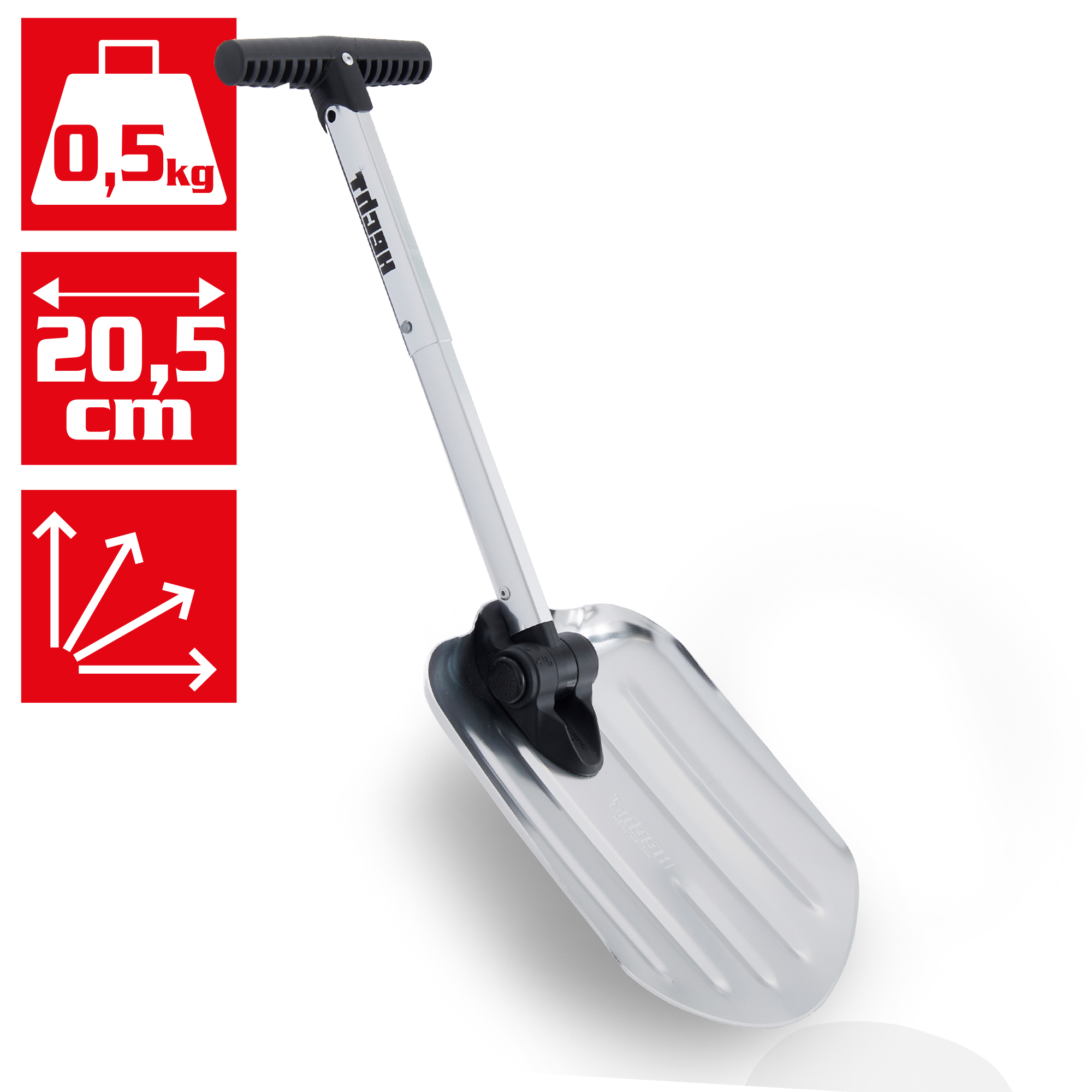 Hecht 205 GT Schneeschaufel Auto mit leichtem Gewicht und kompaktem Design