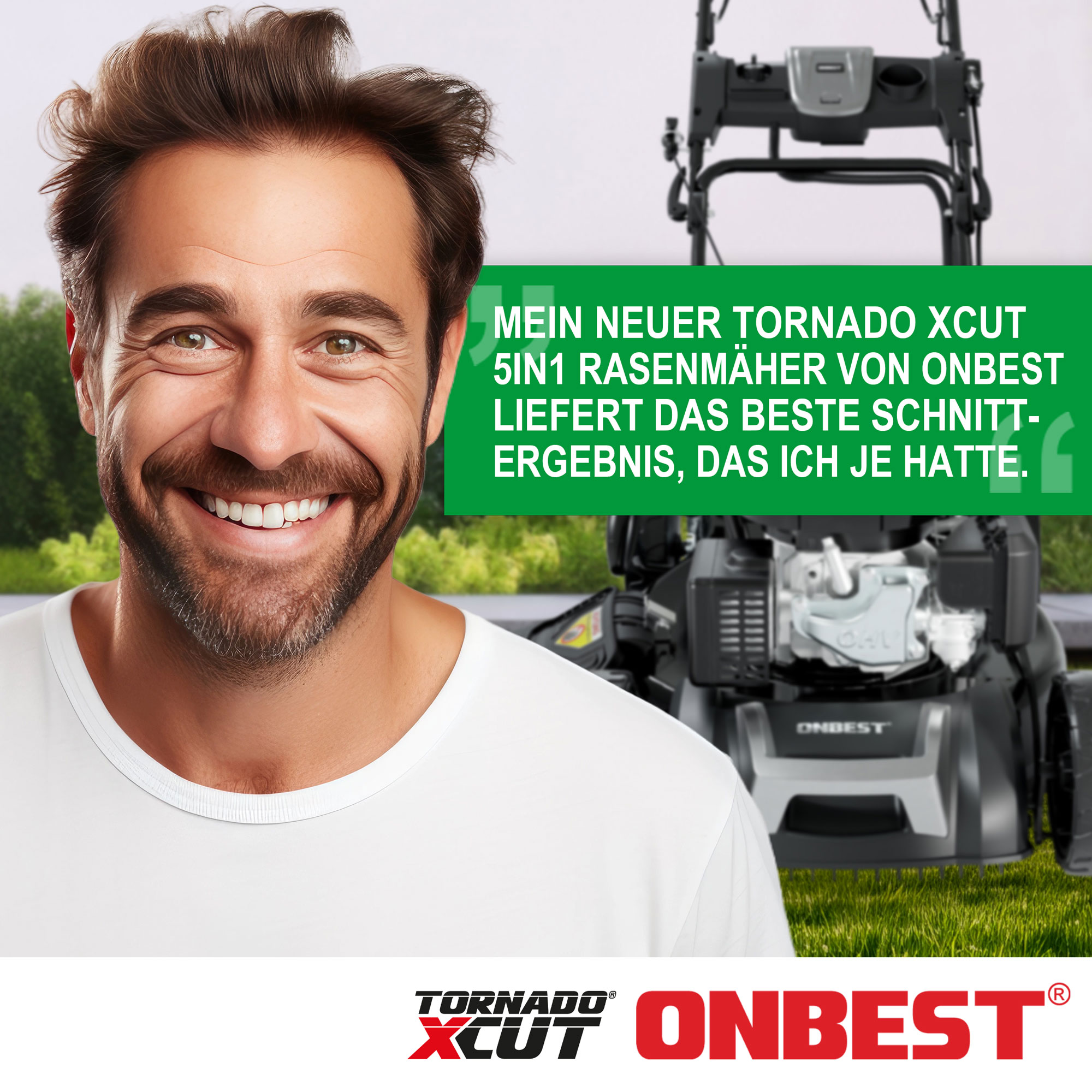 Rasenmäher Benzin TXC-3653 E - Liefert das beste Schnittergebnis