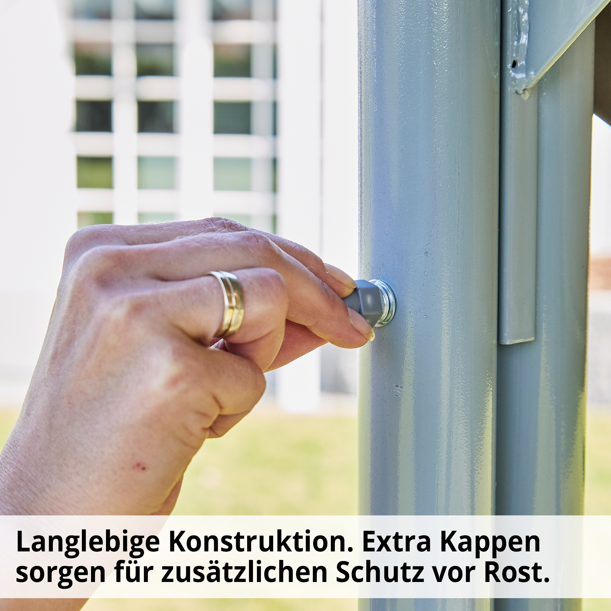 HECHT Hollywoodschaukel »Berlin« Hollywoodschaukel mit langlebigem und rostfreiem design