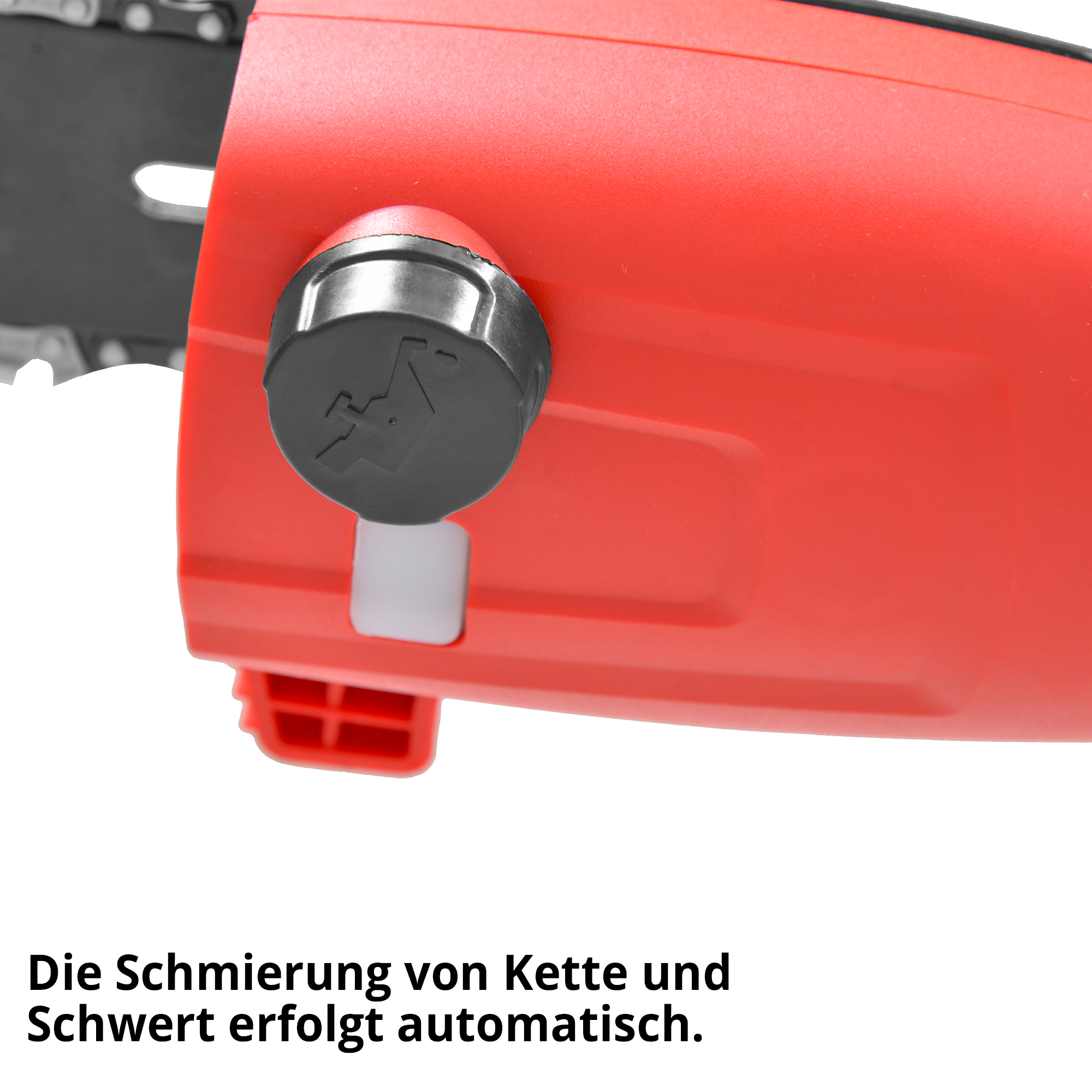 Hochentaster; Automatische Schmierung von Kette und Schwert