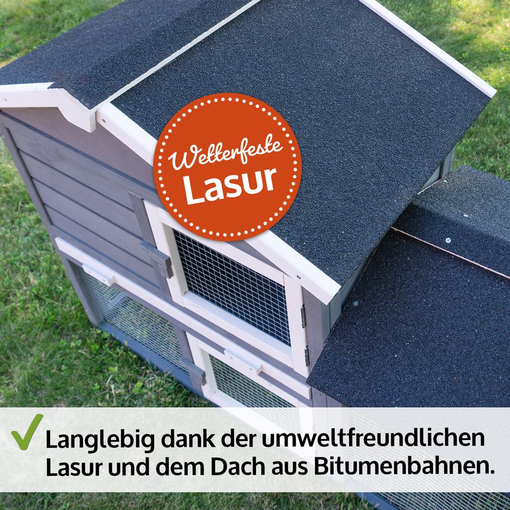 Hasenstall Dream Grey; wetterbeständig Hasenstall Dream Grey; wetterbeständig