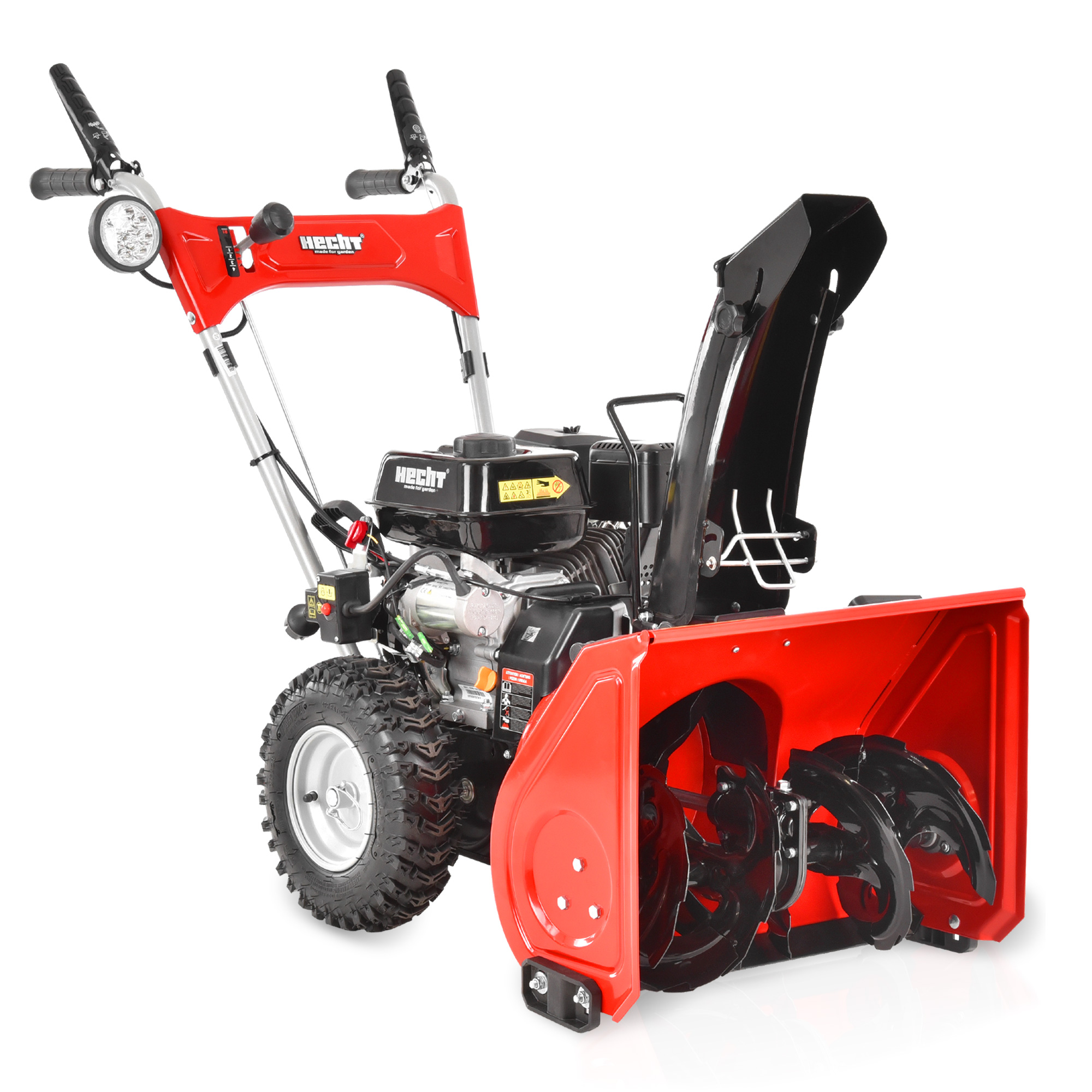 Hecht Benzin-Schneefräse 9555 mit 56 cm Arbeitsbreite und 2-stufigen Frässystem 