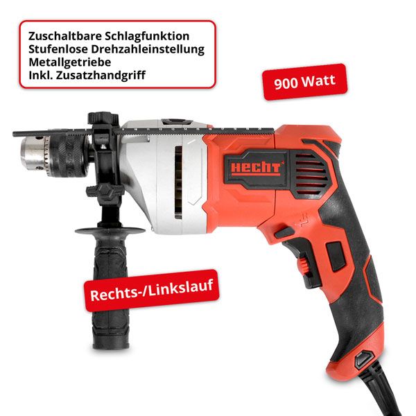 Schlagbohrmaschine; 900 Watt Leistung