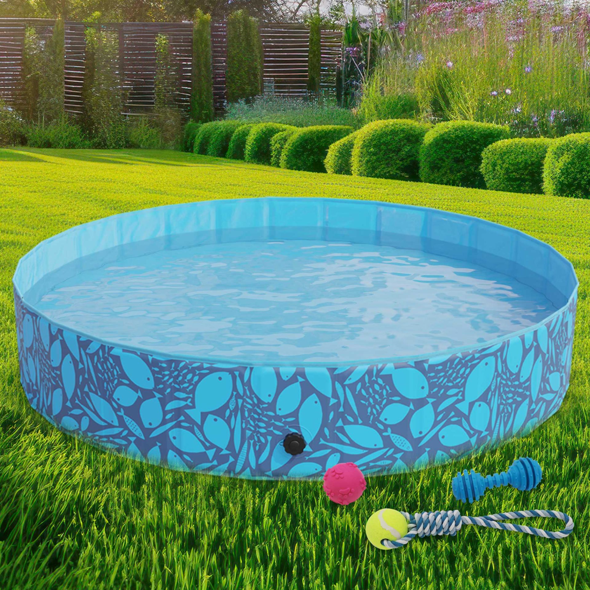 Zooprinz Hundepool 160 mal 30 Blau