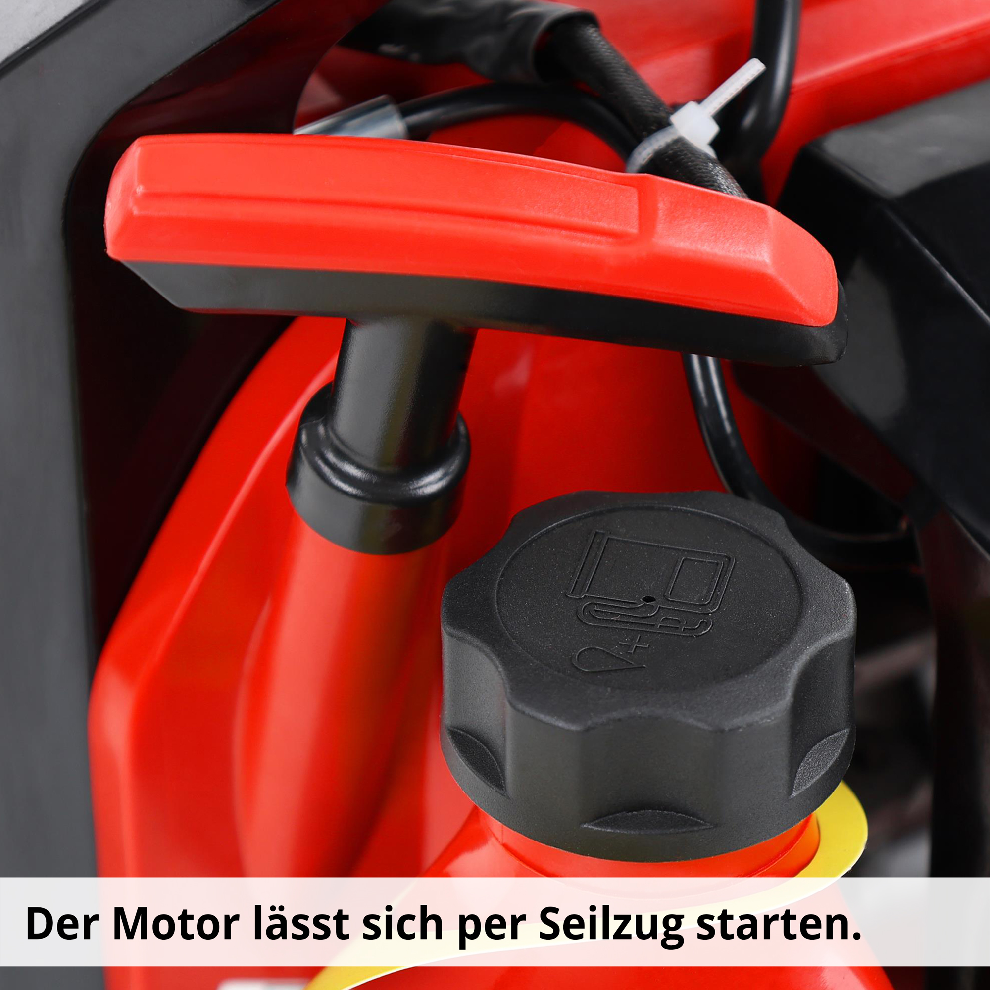 Benzin Wasserpumpe lässt sich per Seilzug starten
