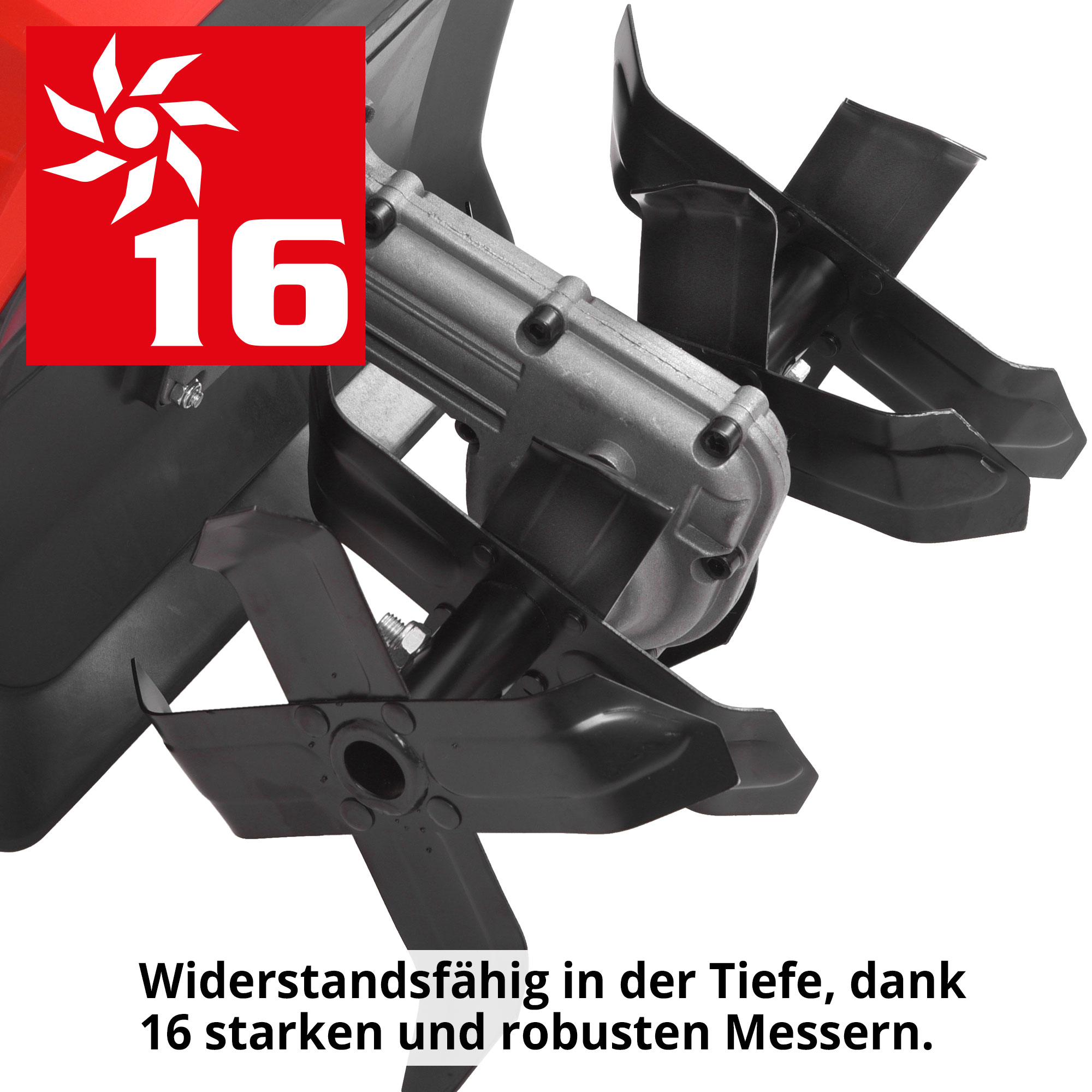 Gartenhacke; 16 starke und robuste Messer