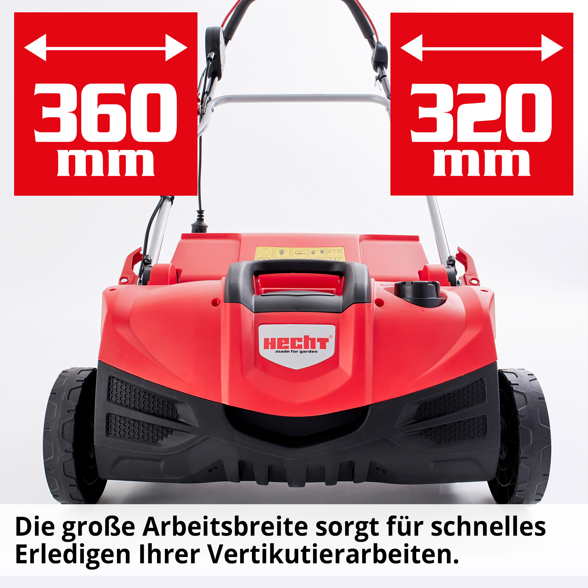 HECHT Elektro Vertikutierer »1999« Elektro Vertikutierer mit großer Arbeitsbreite
