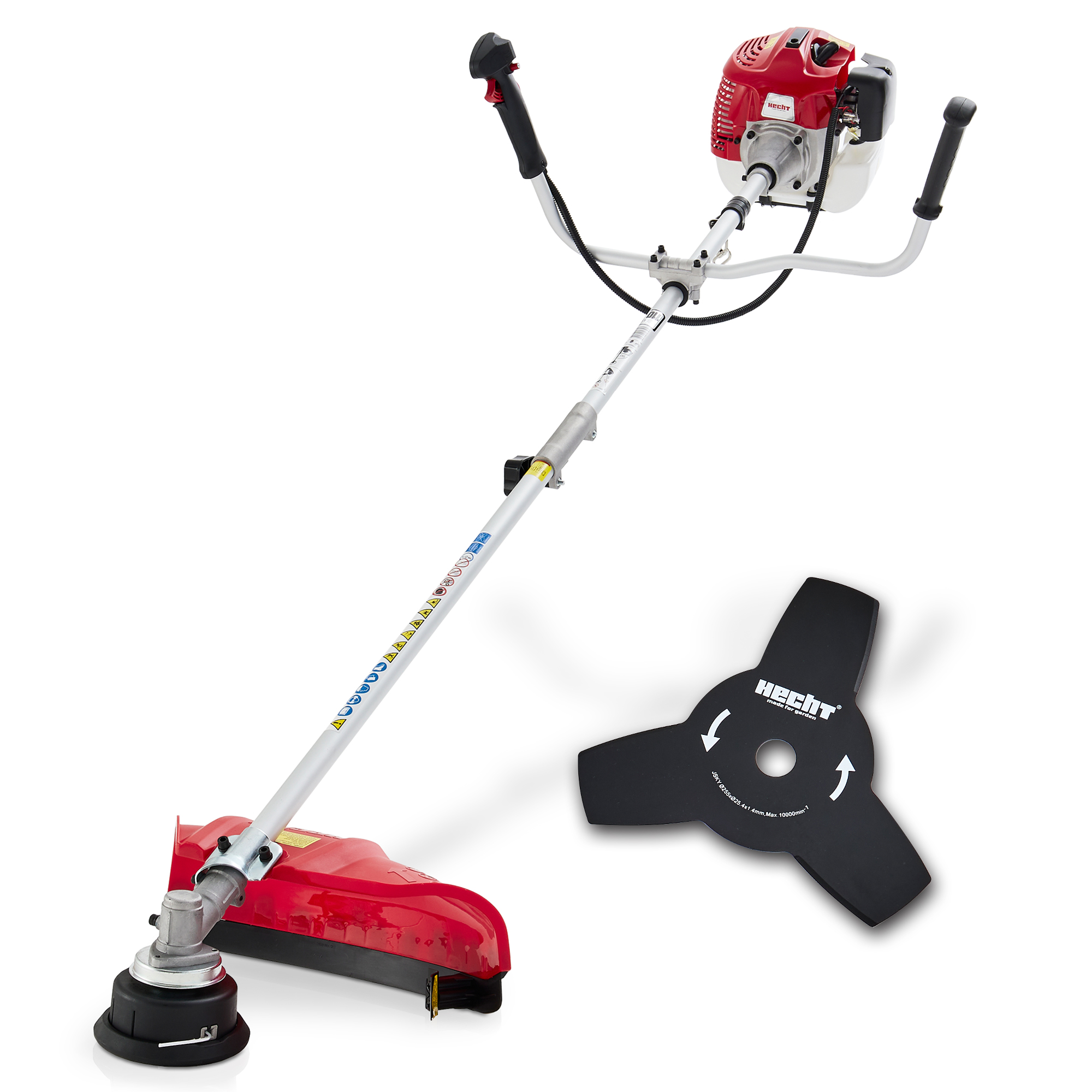 Hecht Benzin-Freischneider 152 BTS  mit 25 cm 3-Zahn-Messer 