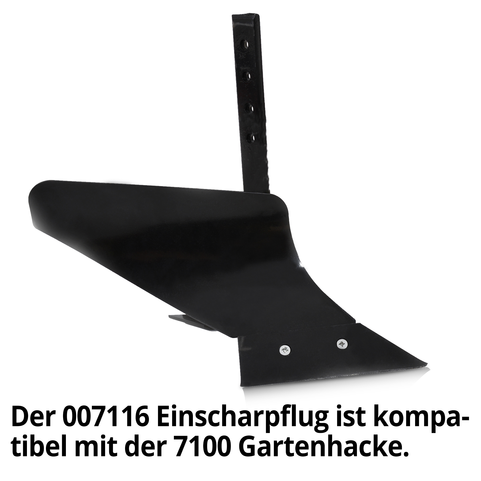 Einscharpflug; Der Einscharpflug ist kompatibel mit der HECHT 7100 Gartenhacke