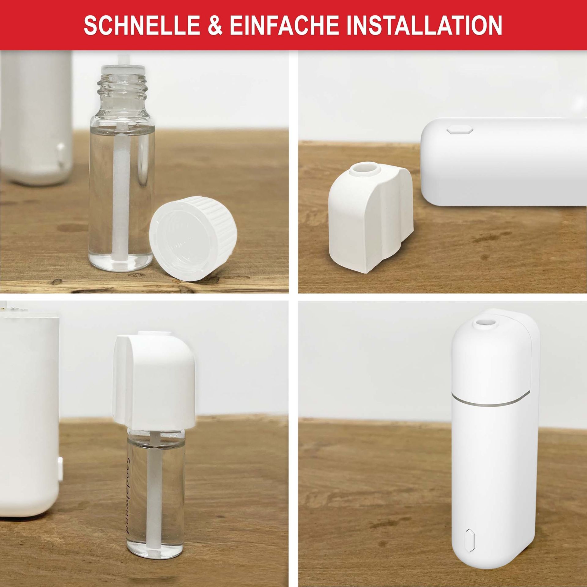 Aromadiffuser - schnelle und einfache Installation Aromadiffuser - schnelle und einfache Installation