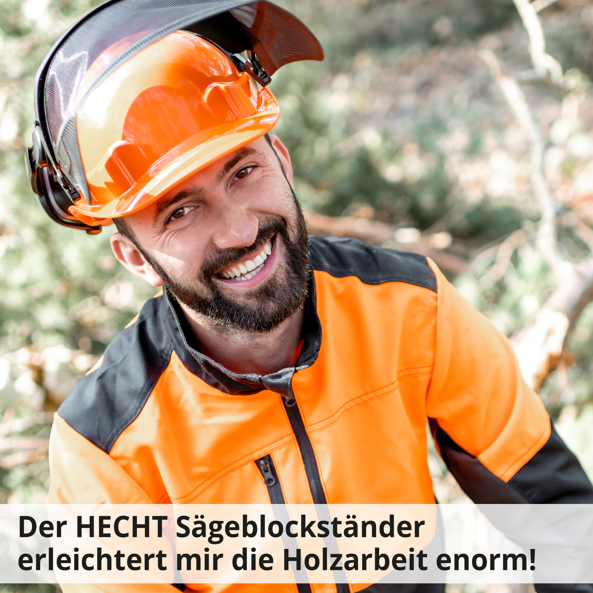 HECHT 902 Sägebockständer erleichtert die Holzarbeit enrom