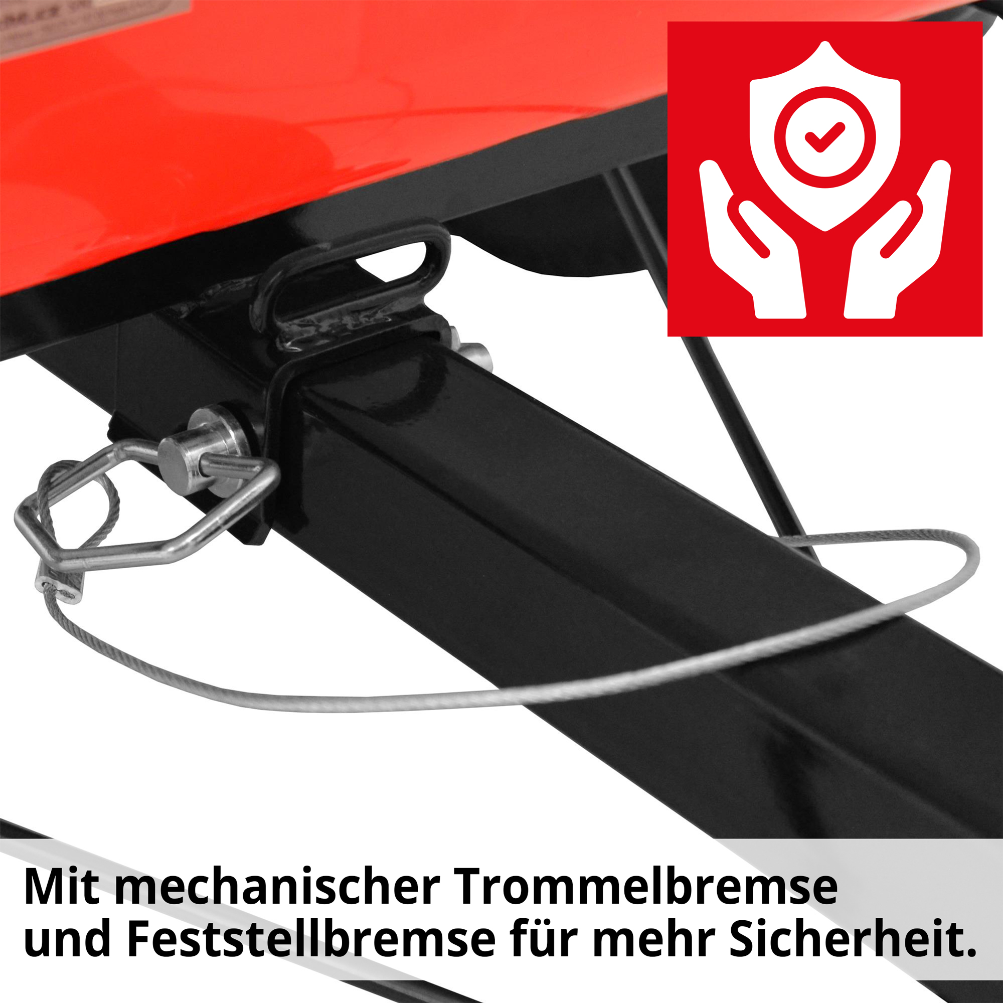  Hecht Anhänger mit mechanischer Trommelbremse  