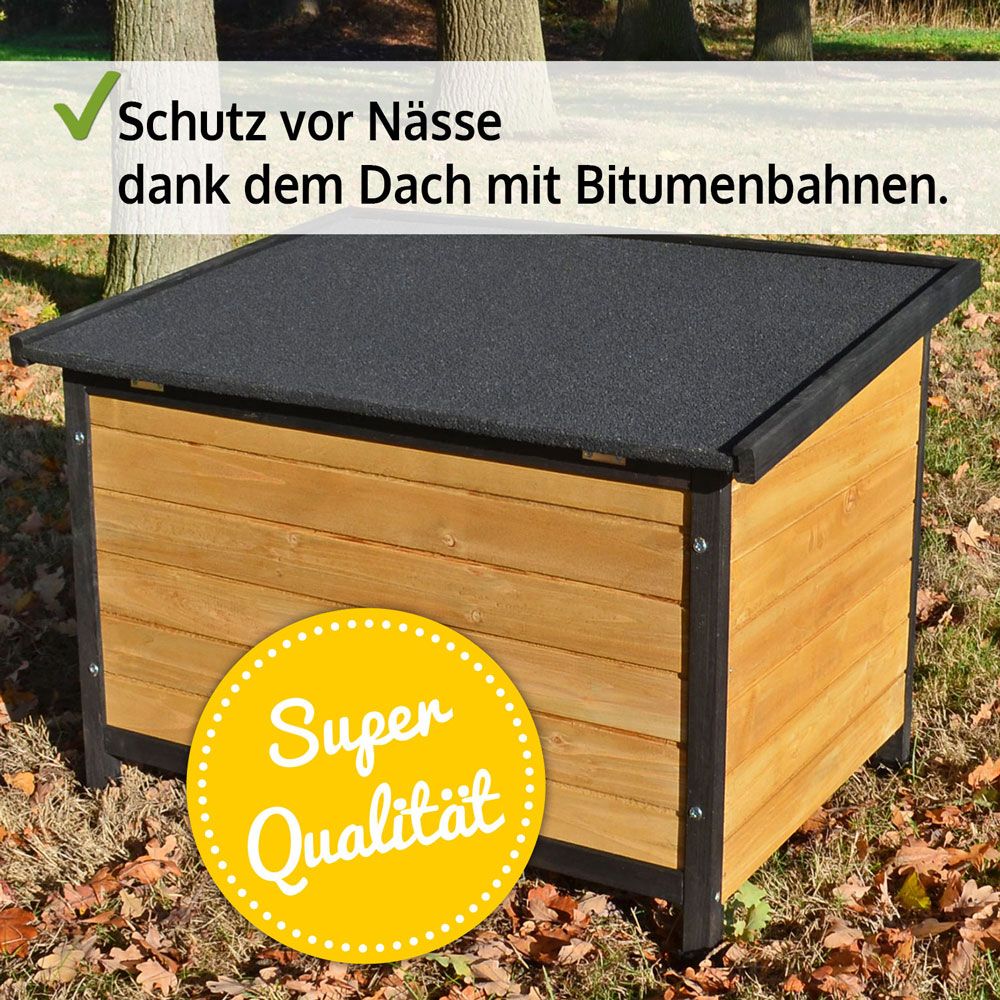 Carlo Hundehütte L; Bitumendach Carlo Hundehütte L; Bitumendach