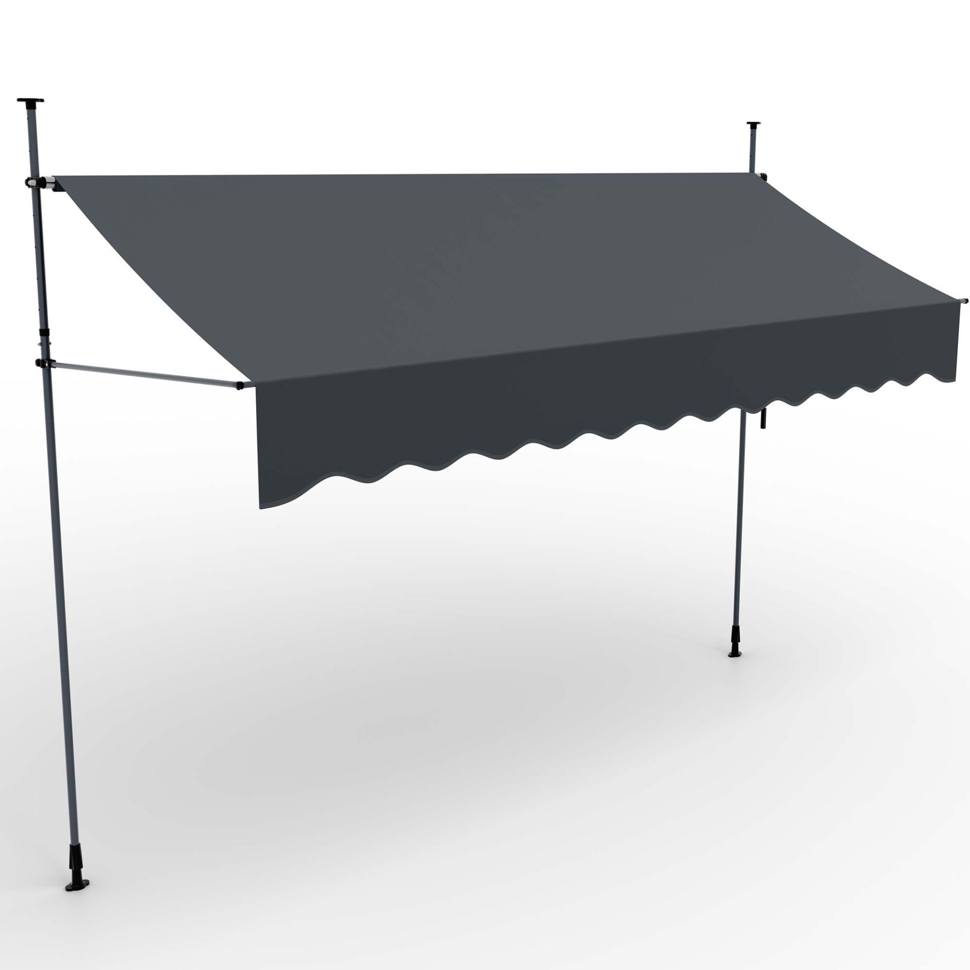 ONBEST, Balkonmarkise XL Anthrazit, Artikelnummer 44456