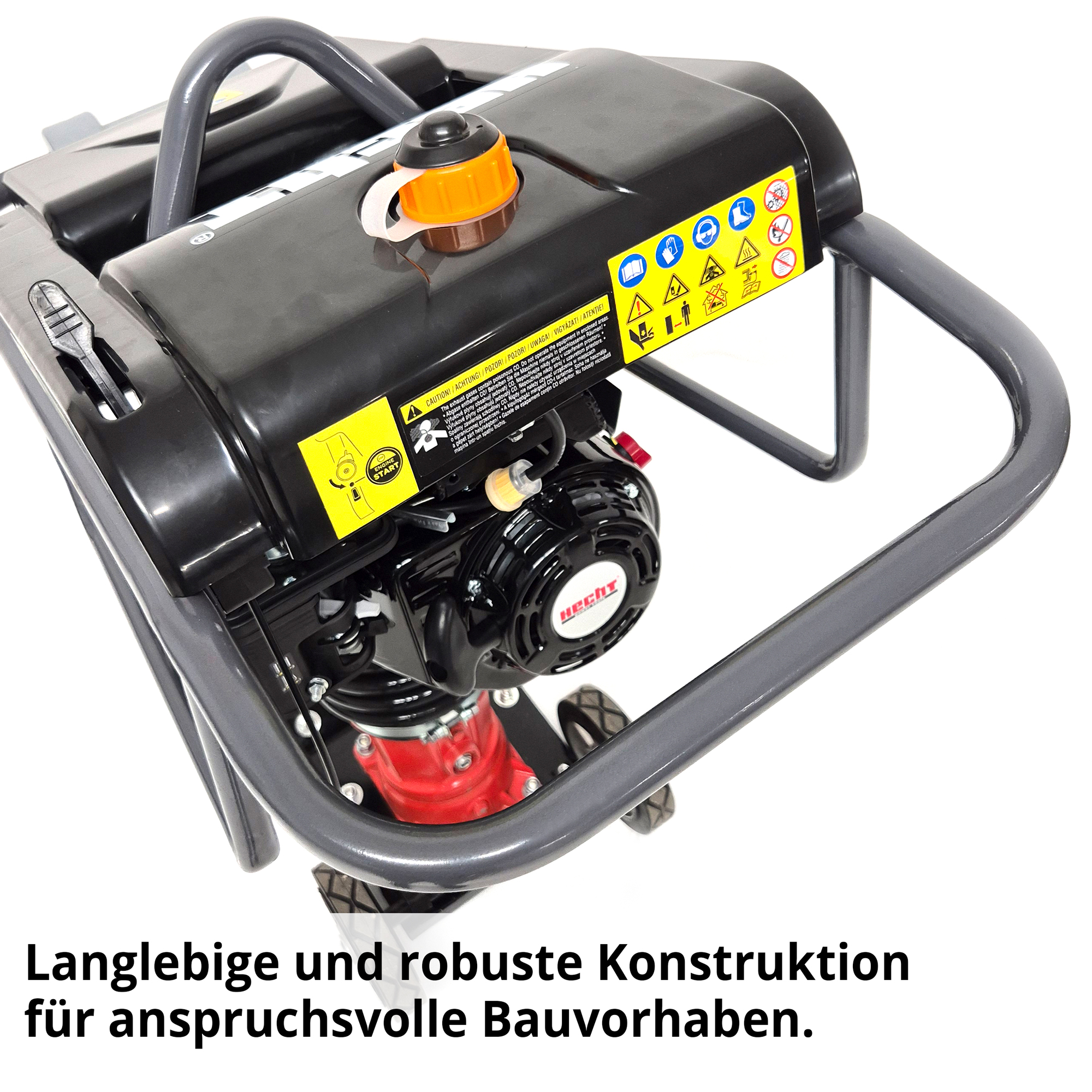 HECHT 1118 Benzin Stampfer mit langlebiger und robuster Konstruktion für anspruchvolle Bauvorhaben