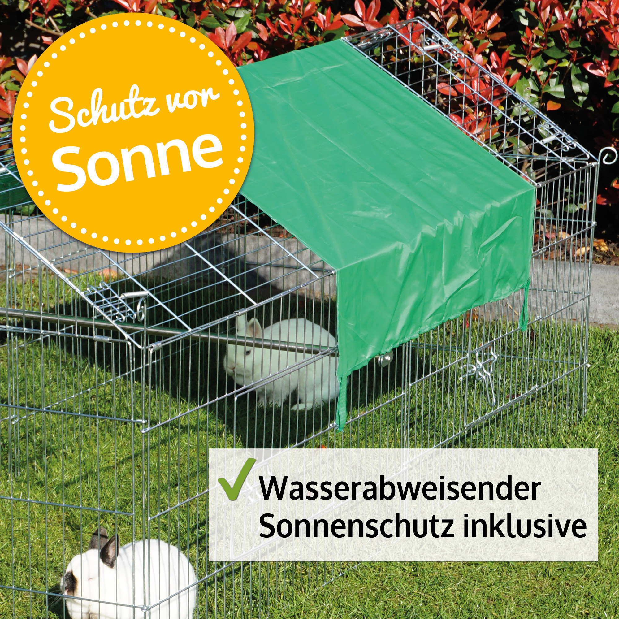 Freilauf aus verzinktem Metall – langlebig und für draußen geeignet