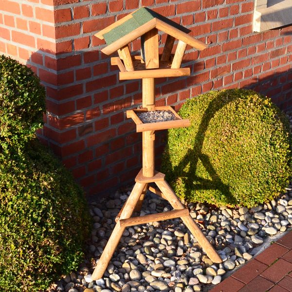Zooprinz Vogelhäuser mit Ständer mit stabilem Stand zur flexiblen Platzierung 