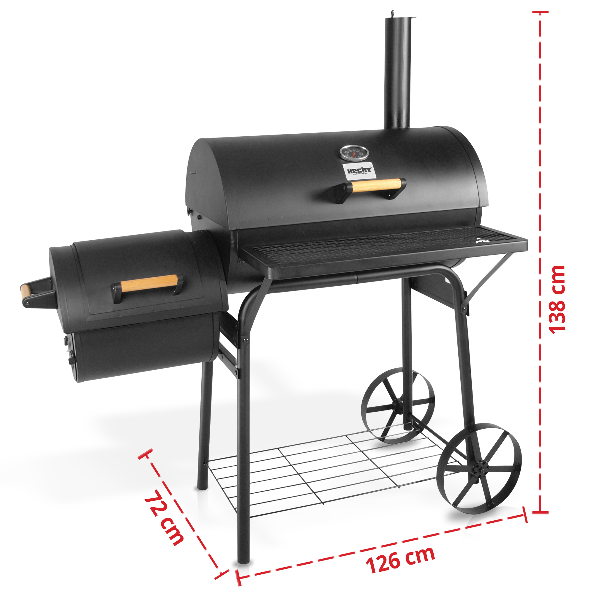 HECHT Luxus Smoker Grill »Sentinel« Maße und Größe