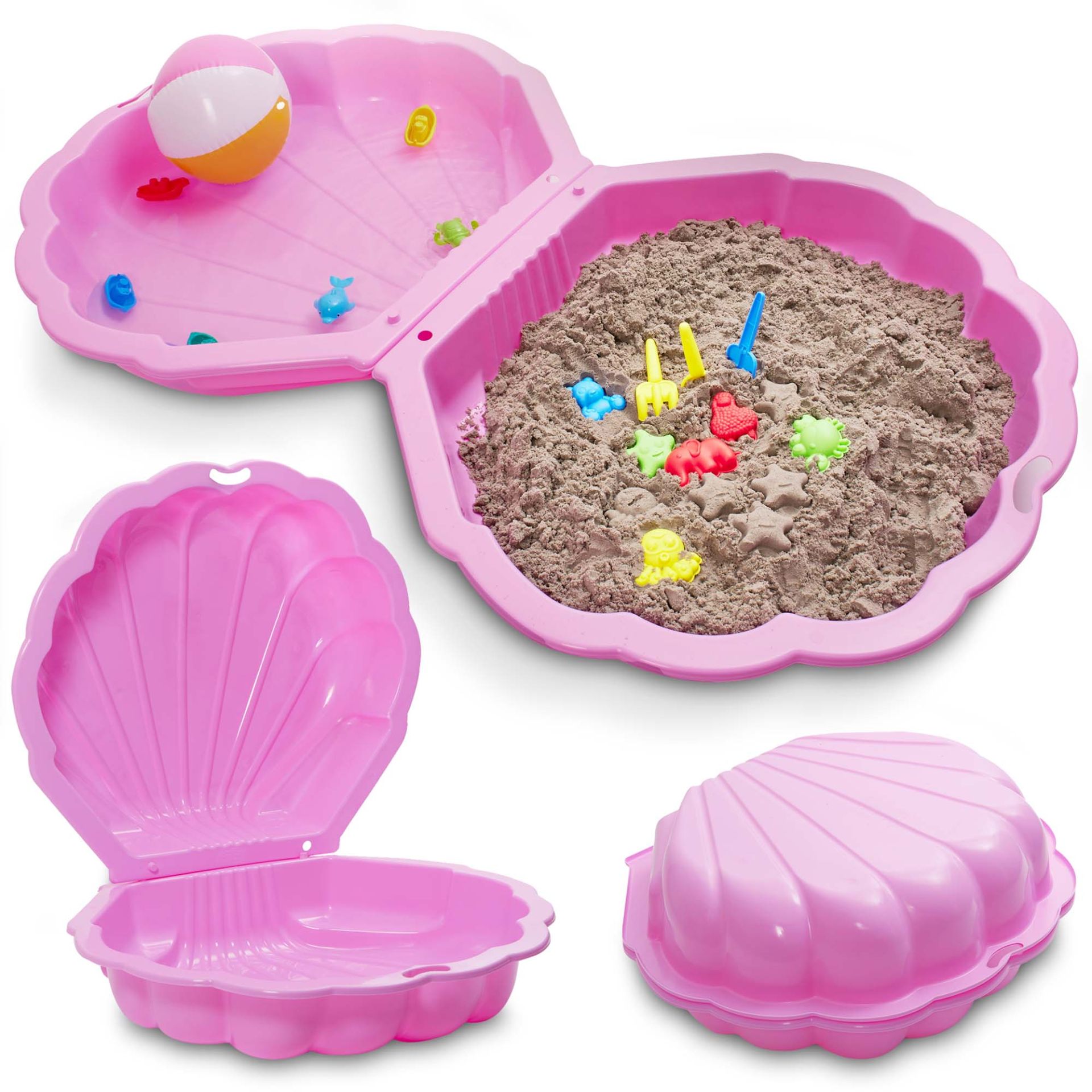 ONBEST, Sandkasten Muschel rosa, Artikelnummer 44163 ONBEST, Sandkasten Muschel rosa, Artikelnummer 44163