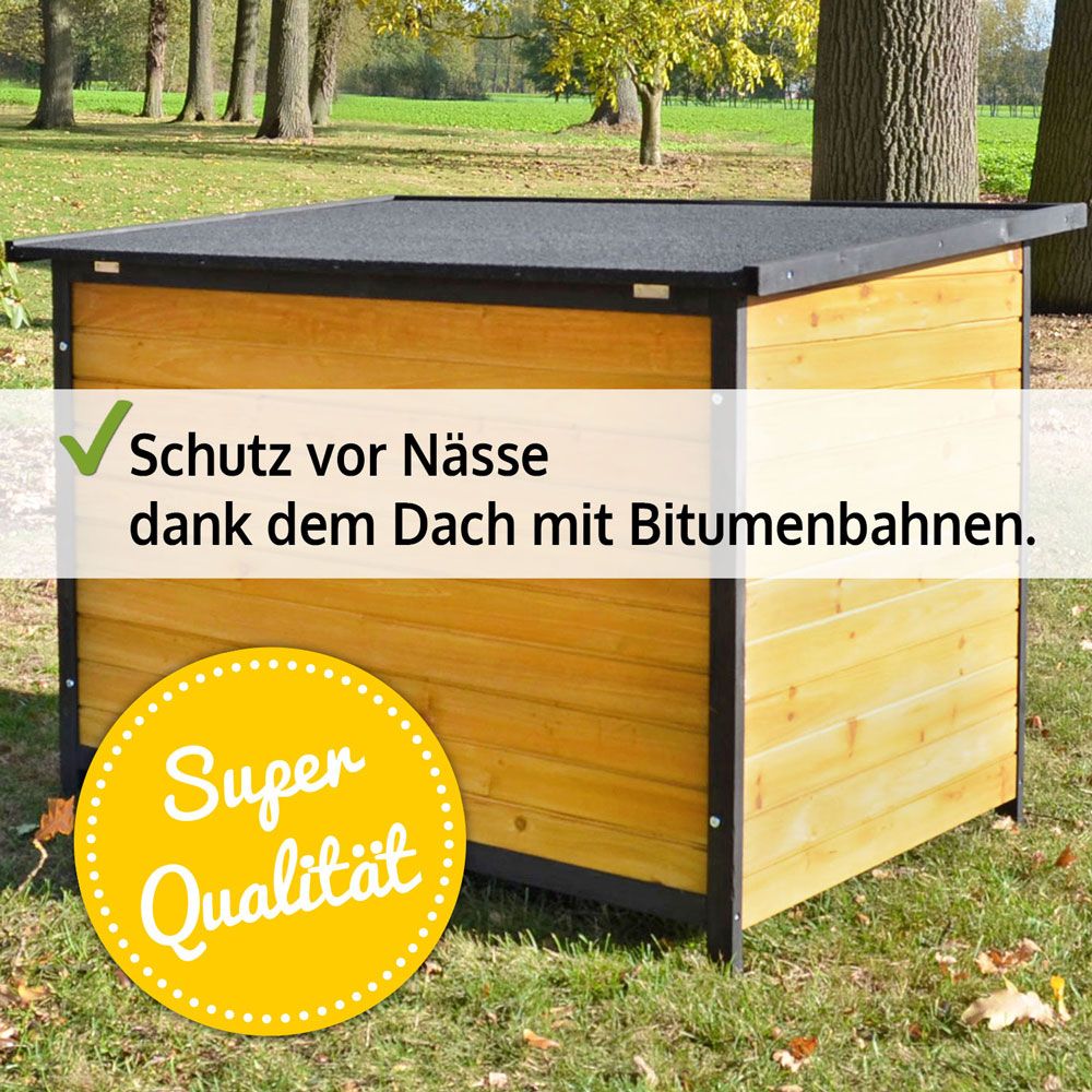Carlo Hundehütte XL; Bitumendach