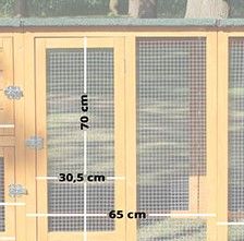 Hühnervoliere Flexi Extra-Auslauf zooprinz Maße und Größe 