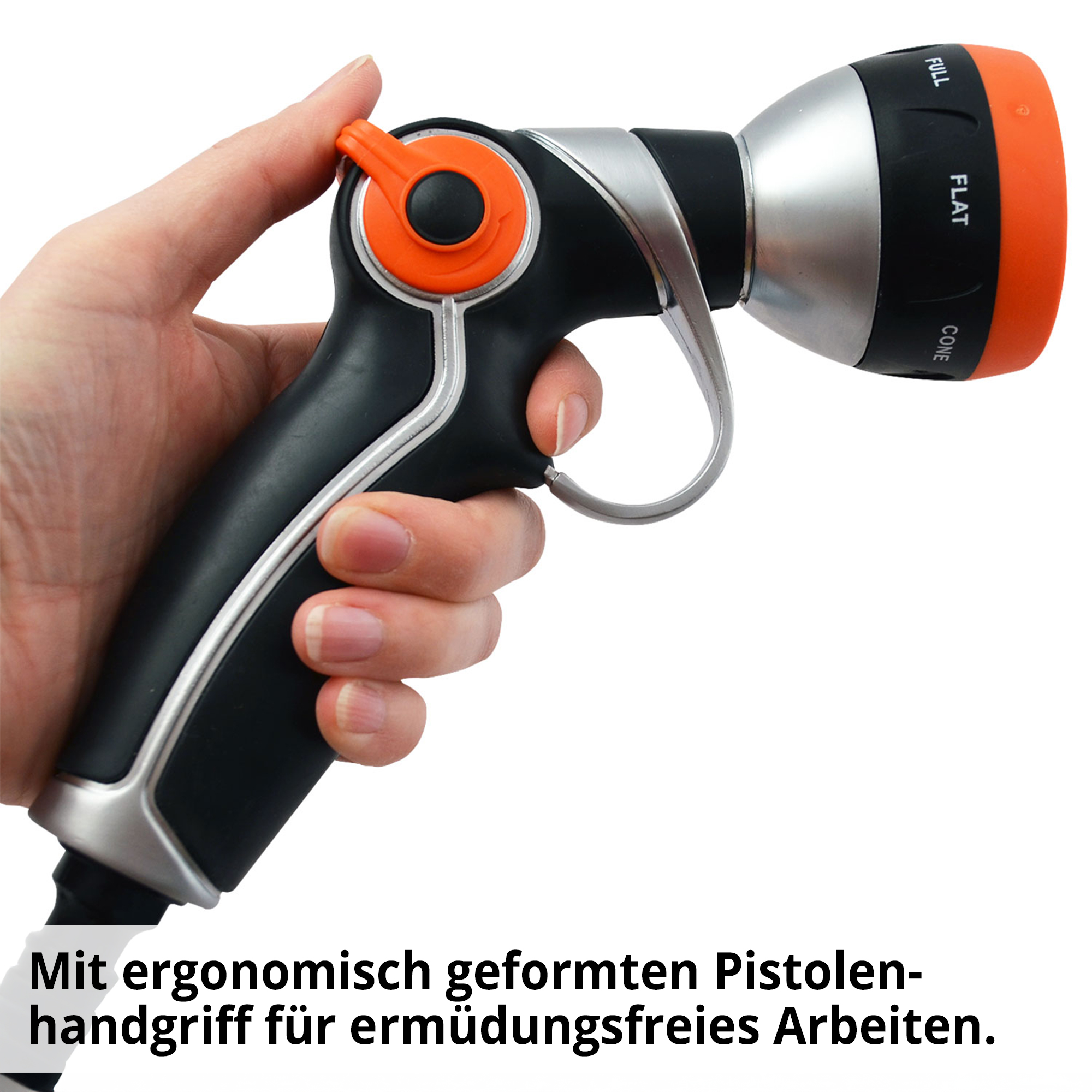 Gartenbrause; ergonomisch geformter Pistolenhandgriff