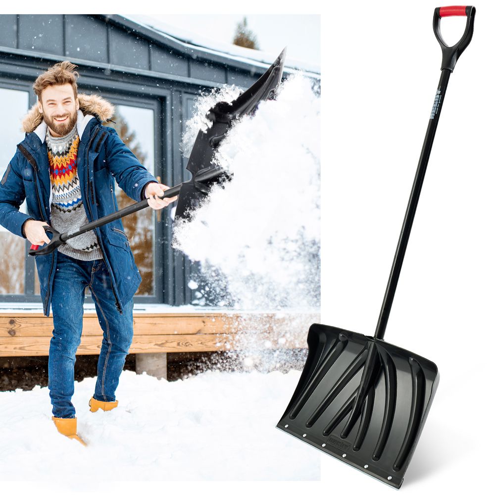 HECHT Schneeschaufel 460 GT Schneeschaufel für effizientes Schneeräumen 